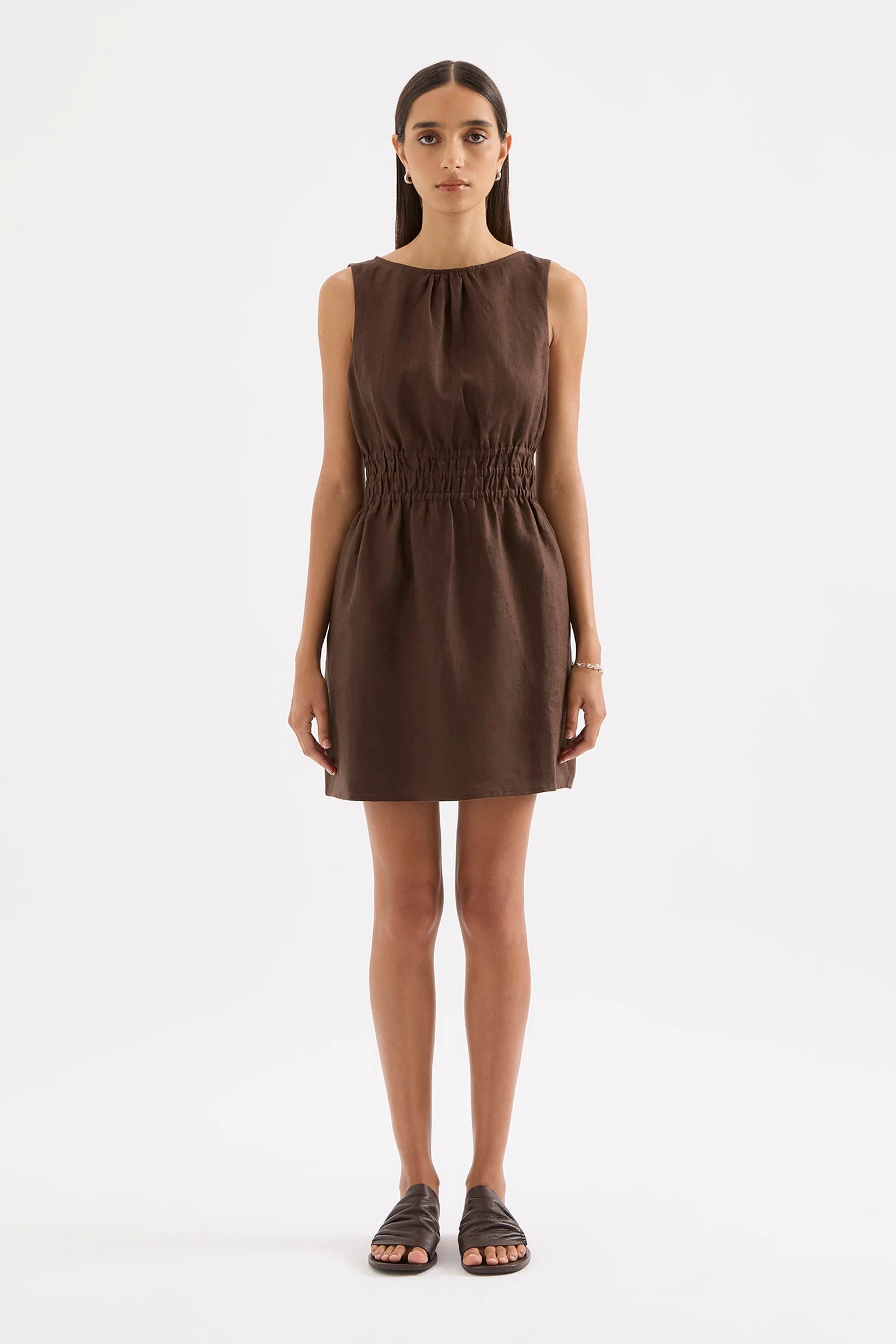 ANDRI LINEN MINI DRESS