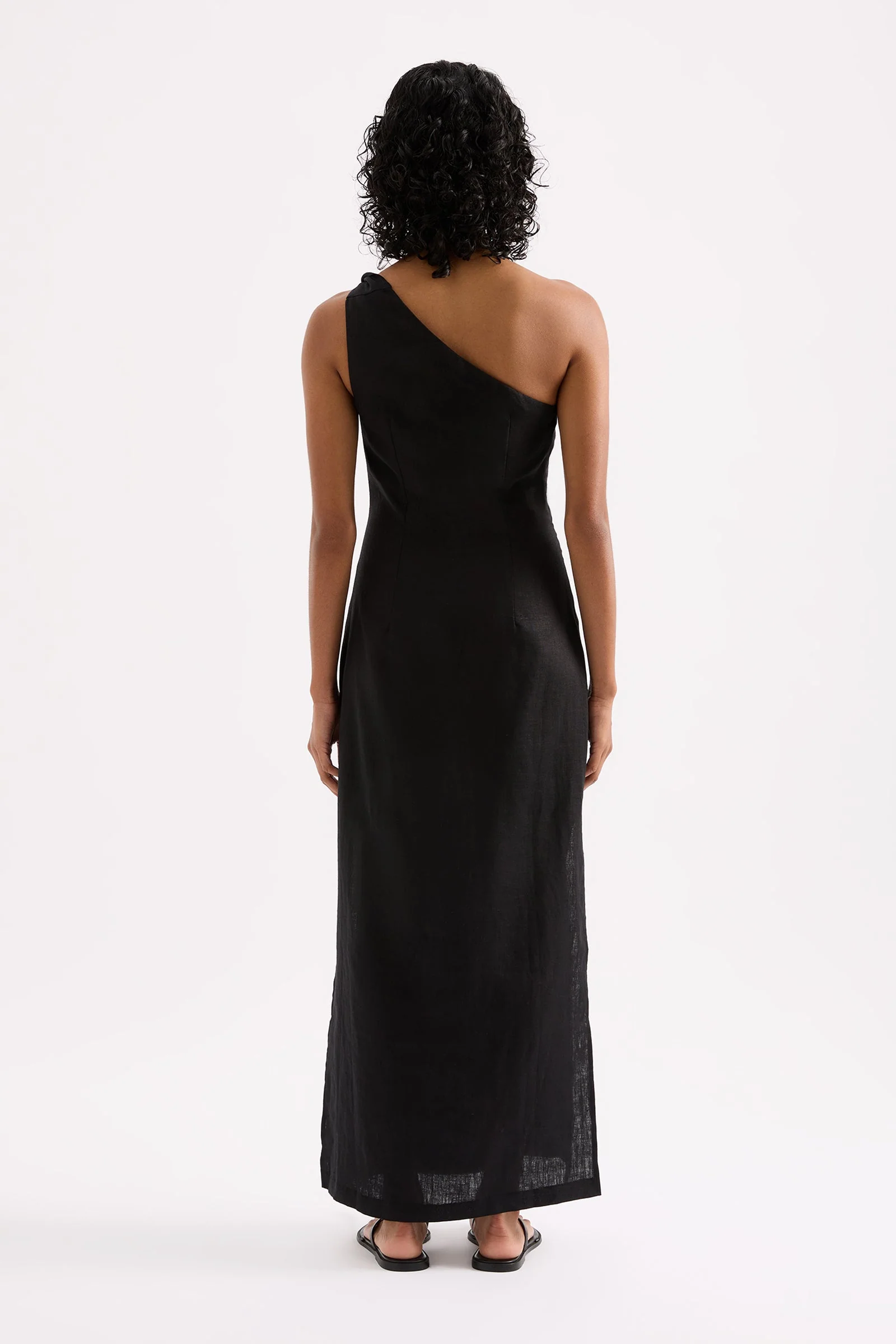 AVERY LINEN MIDI DRESS - Image 3