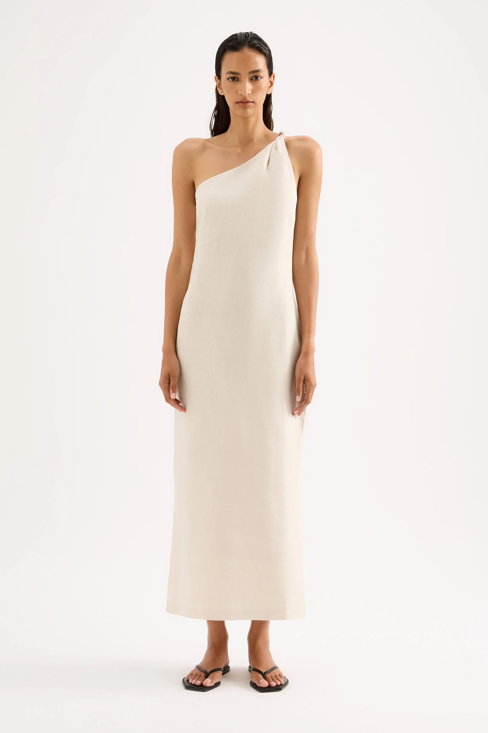 AVERY LINEN MIDI DRESS - Image 2