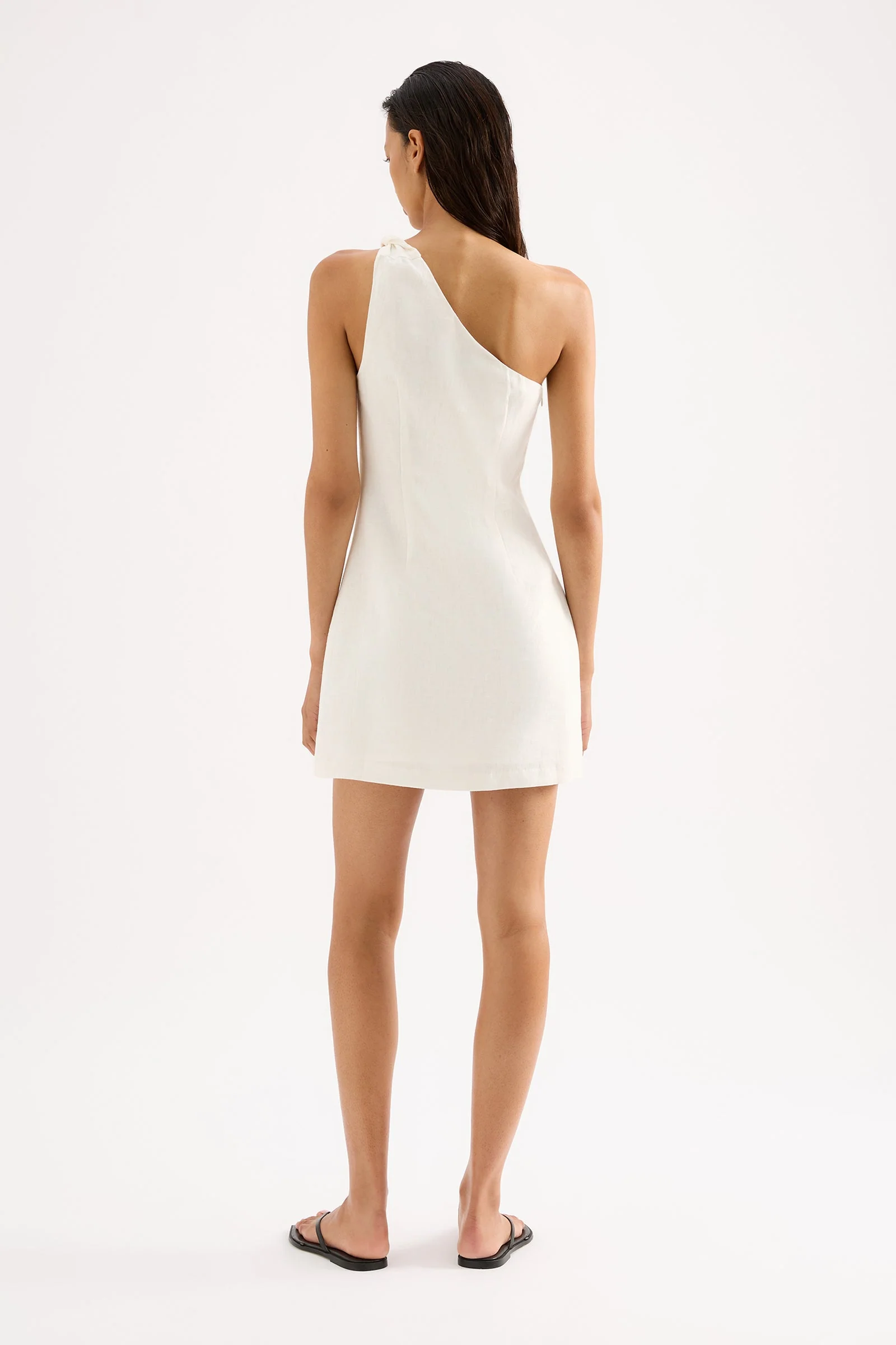 AVERY LINEN MINI DRESS - Image 3