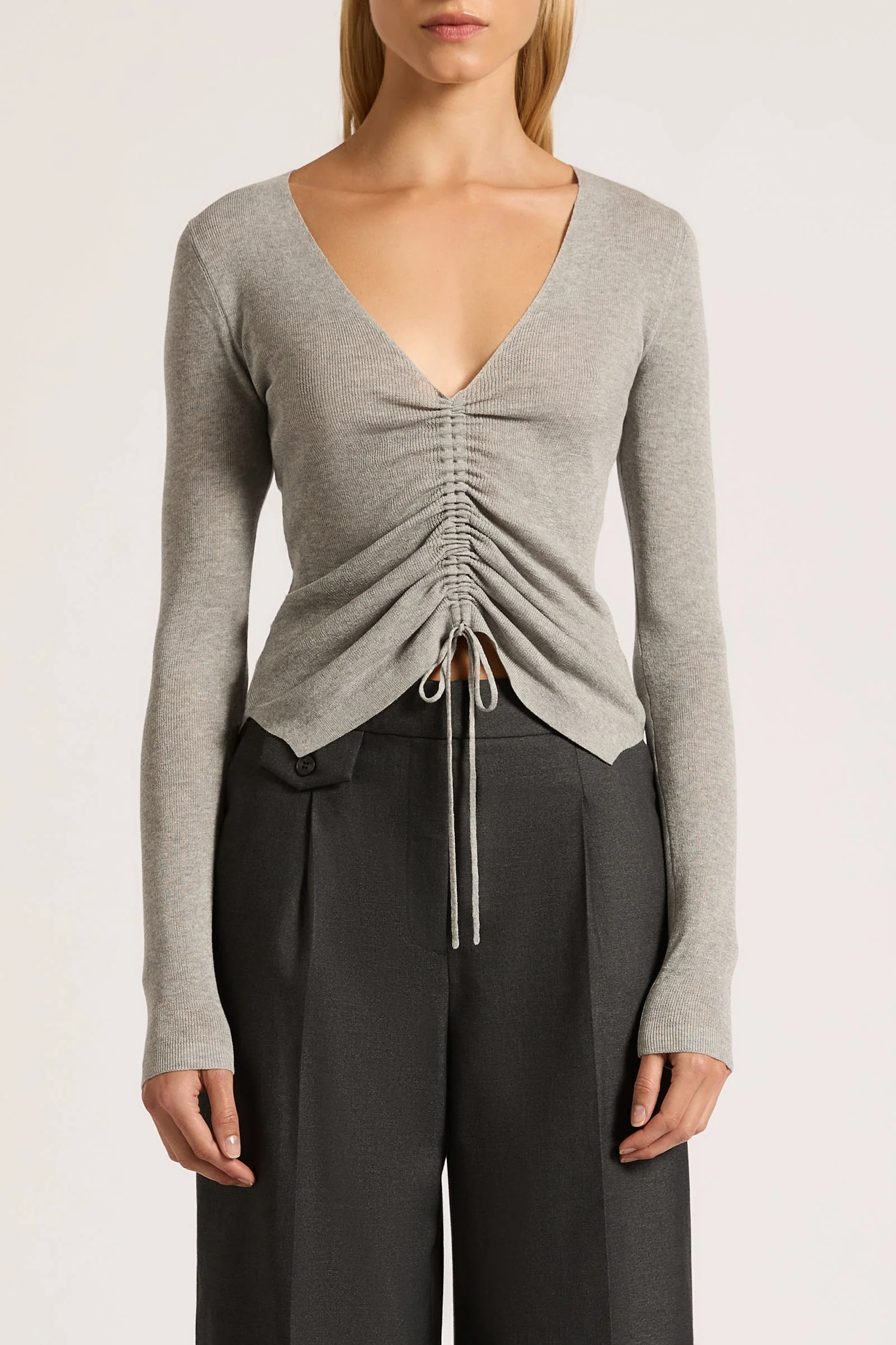 AVRIL LS KNIT TOP - Image 2