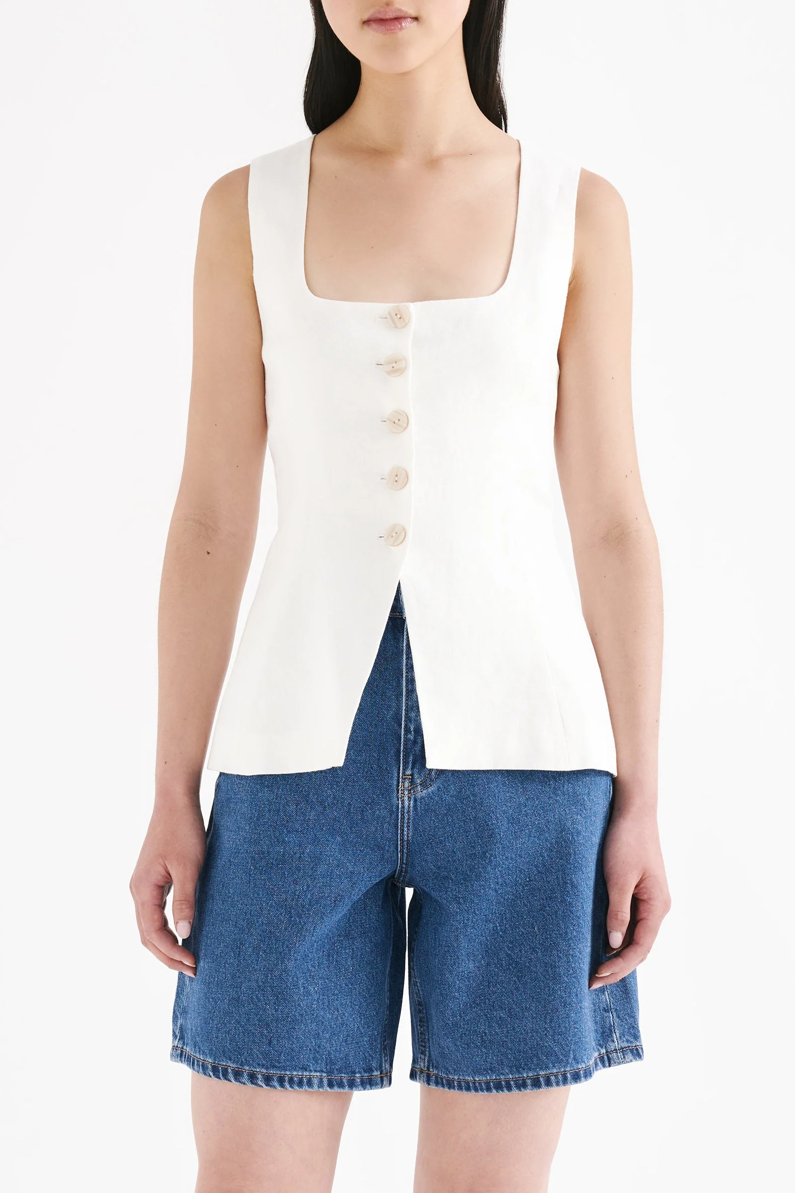 CLIO LINEN VEST - Image 3