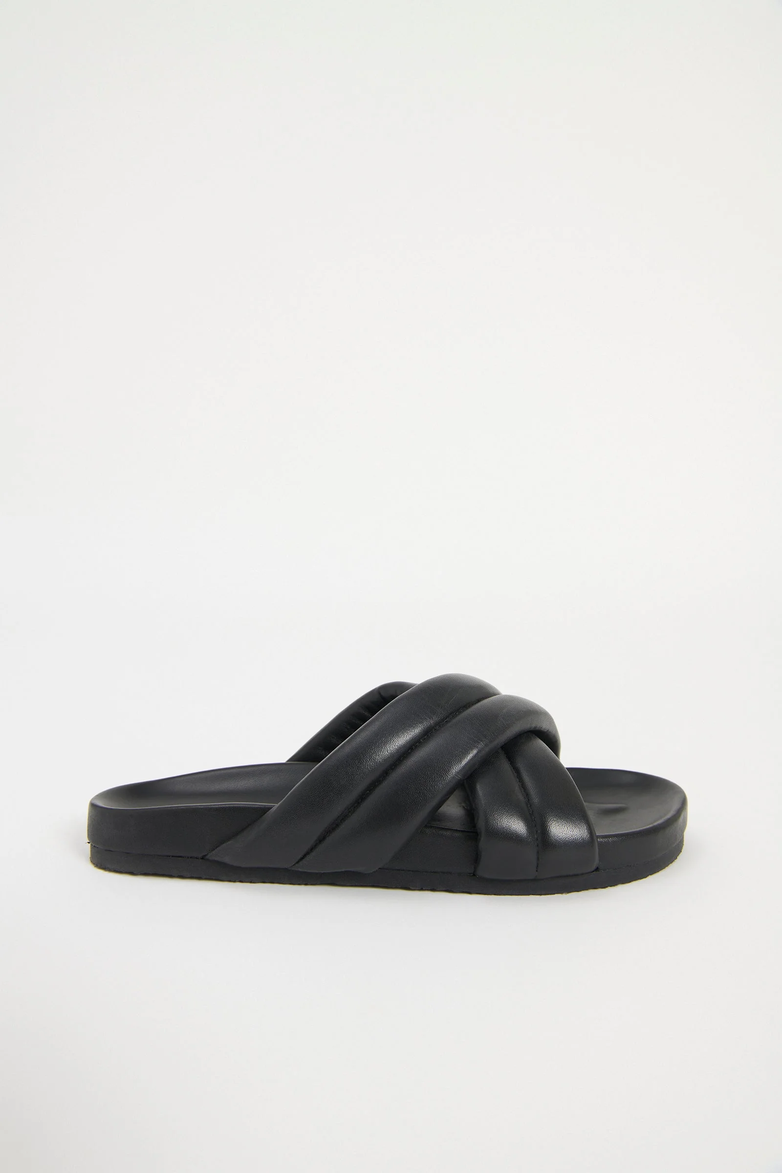 CROSSOVER LEATHER SLIDE - Image 6