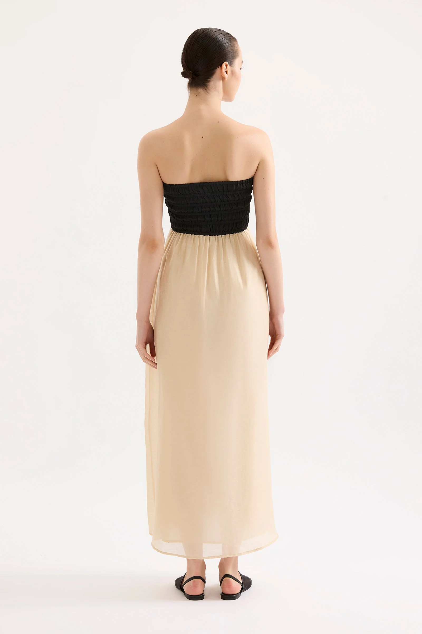FRANCES SHIRRED MAXI DRESS - Image 4