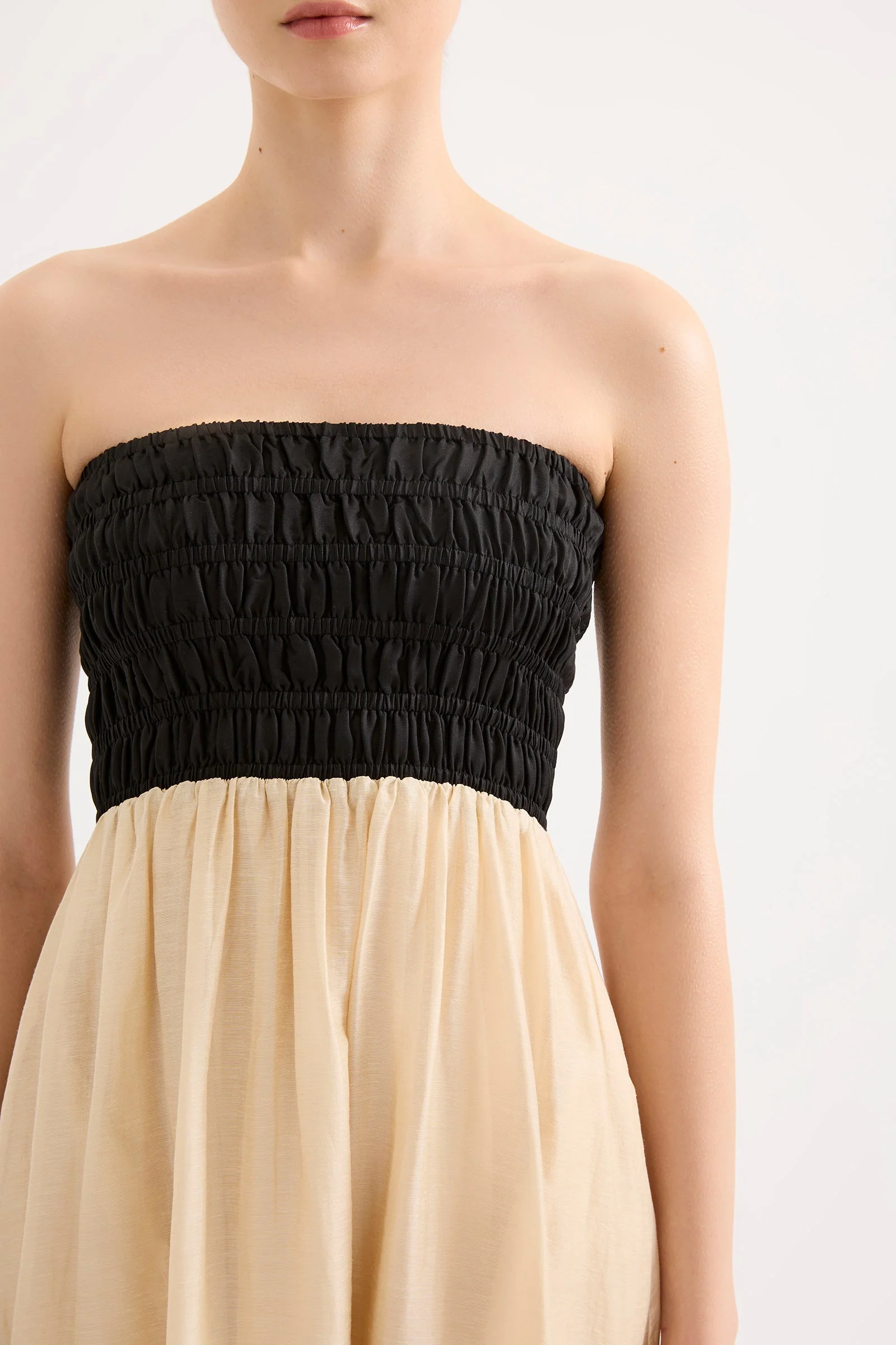 FRANCES SHIRRED MAXI DRESS - Image 5
