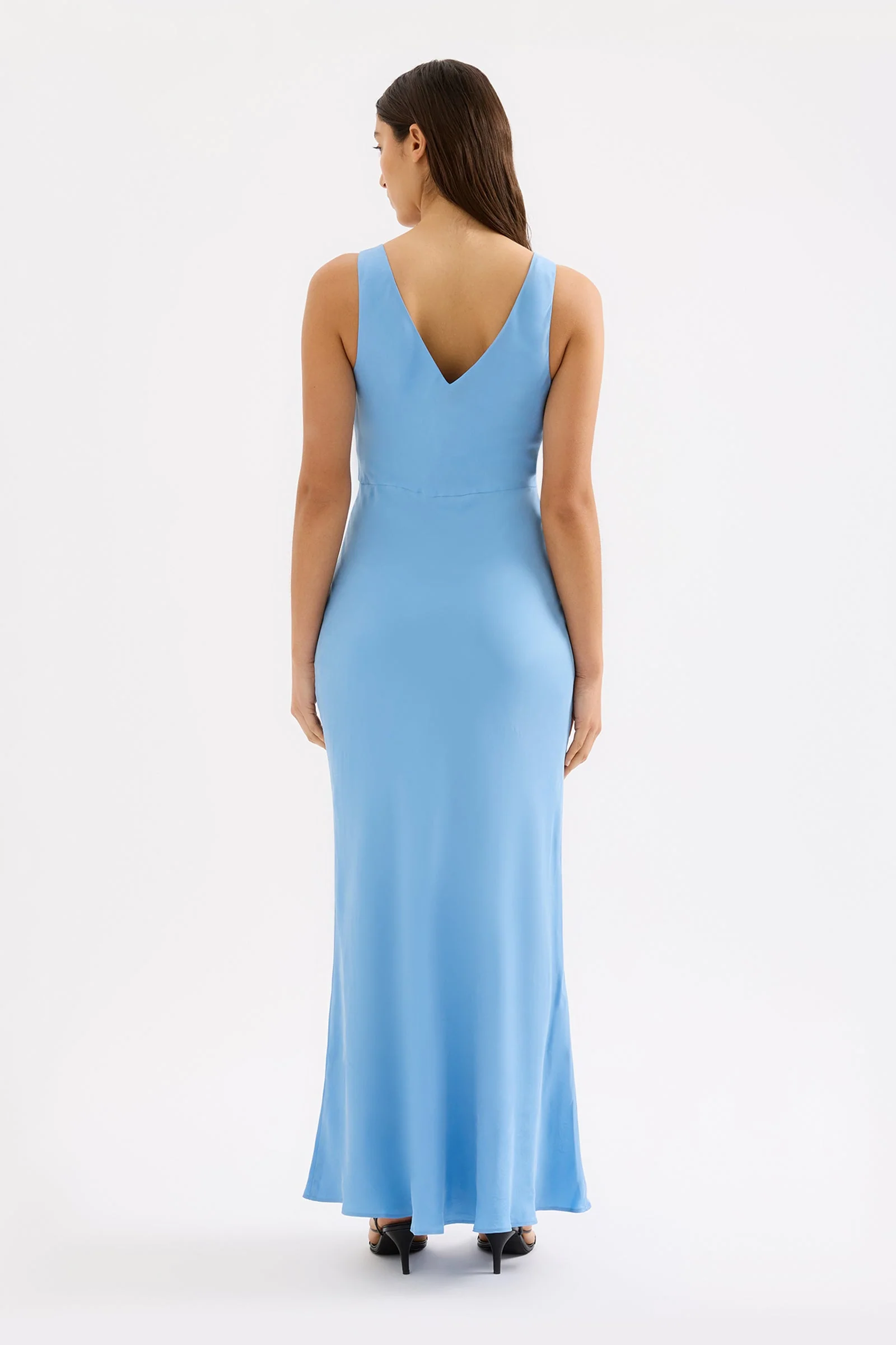 HARPER CUPRO MAXI DRESS - Image 3