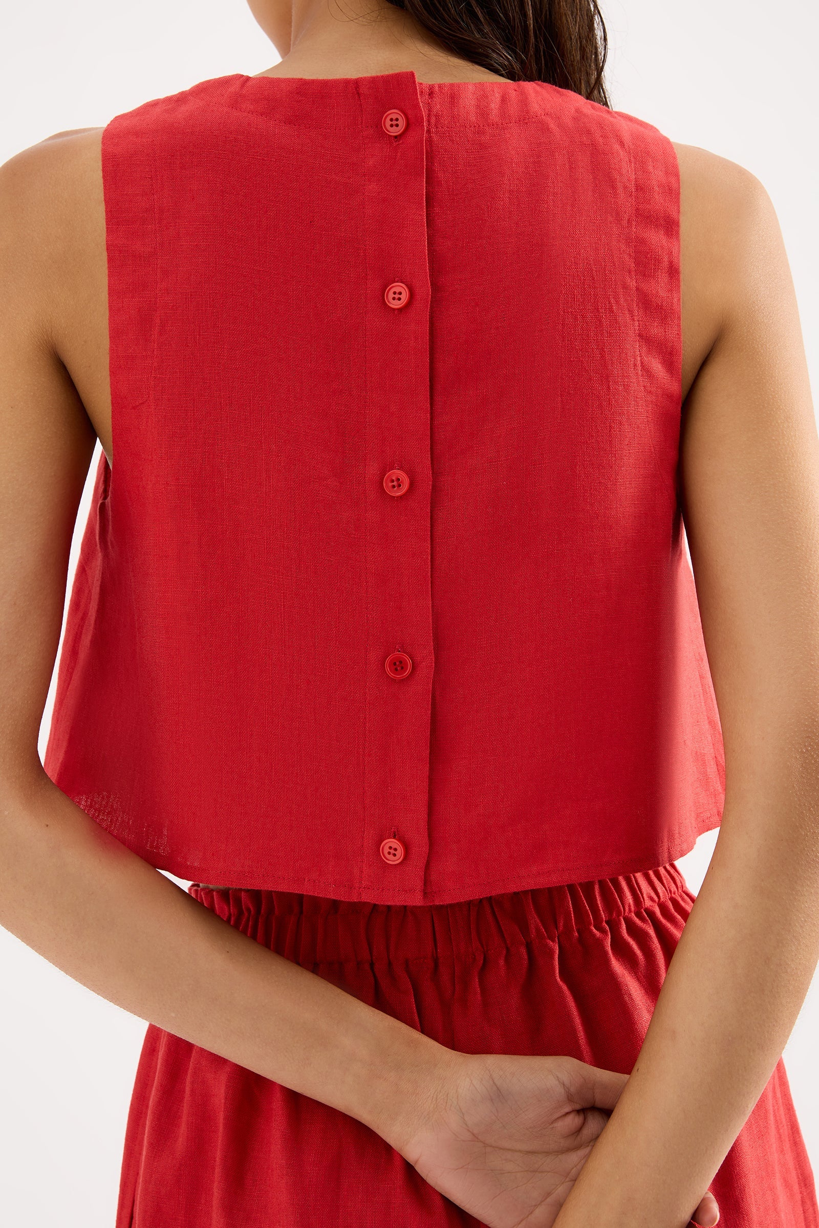 INGRID LINEN TOP - Image 6