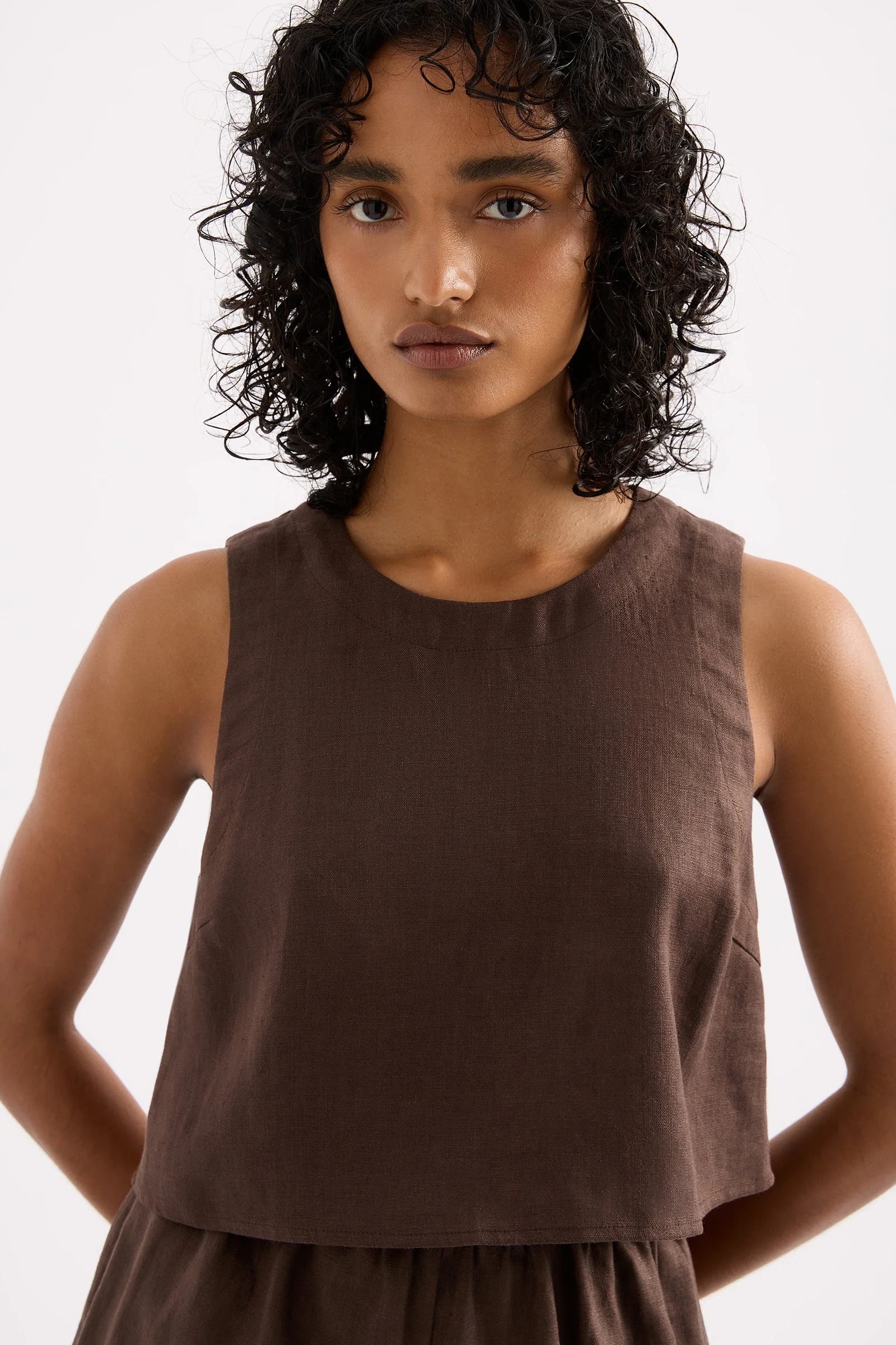 INGRID LINEN TOP - Image 5