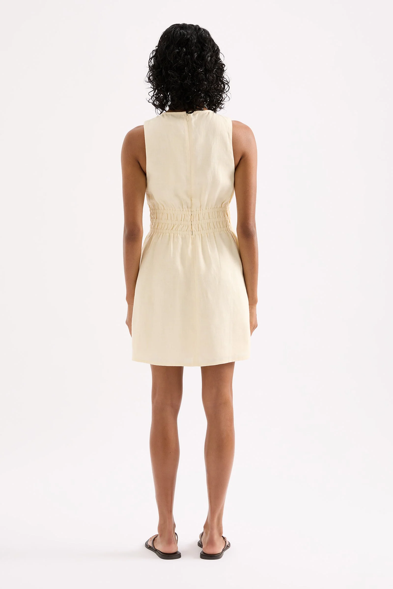 JAXSON LINEN MINI DRESS - Image 5