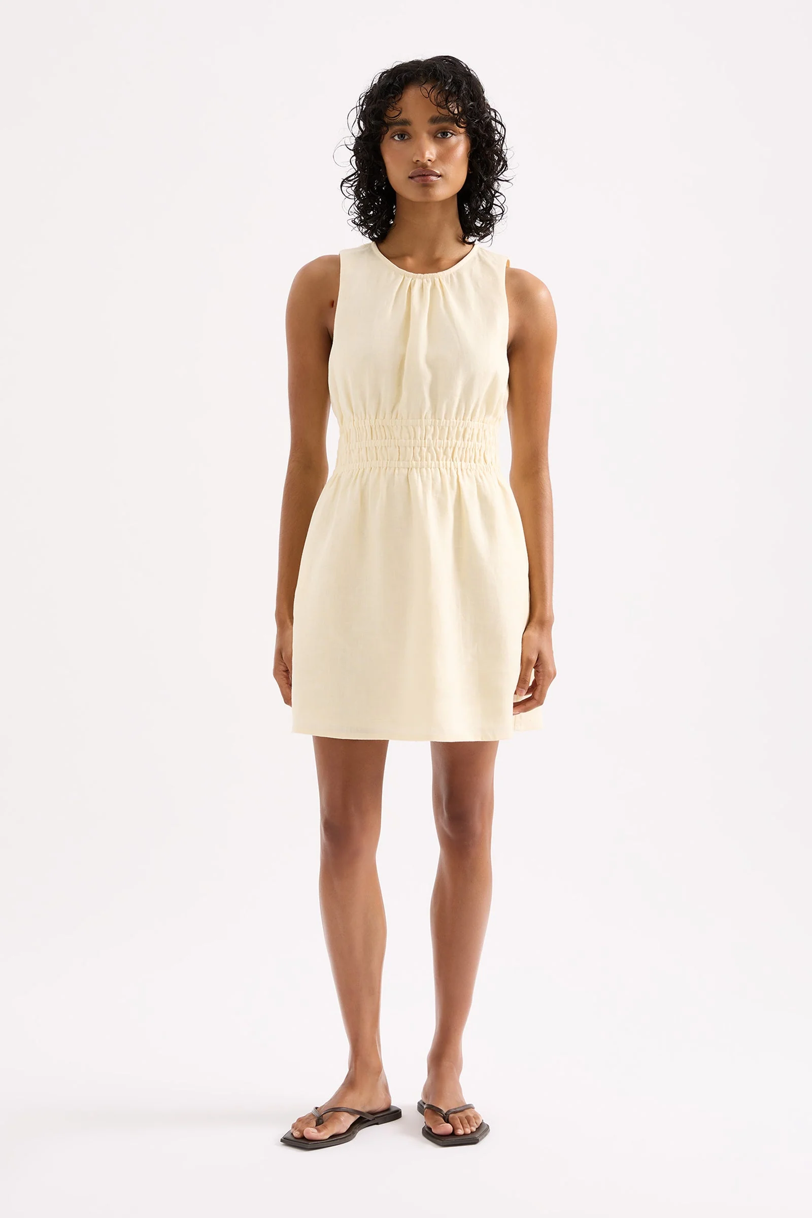 JAXSON LINEN MINI DRESS - Image 6
