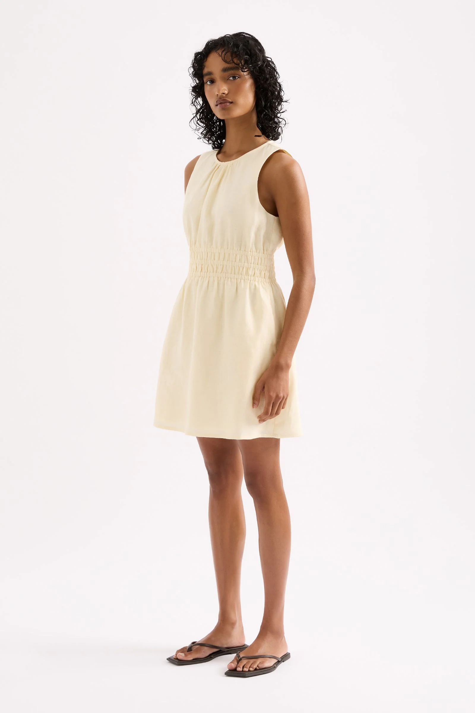JAXSON LINEN MINI DRESS - Image 7