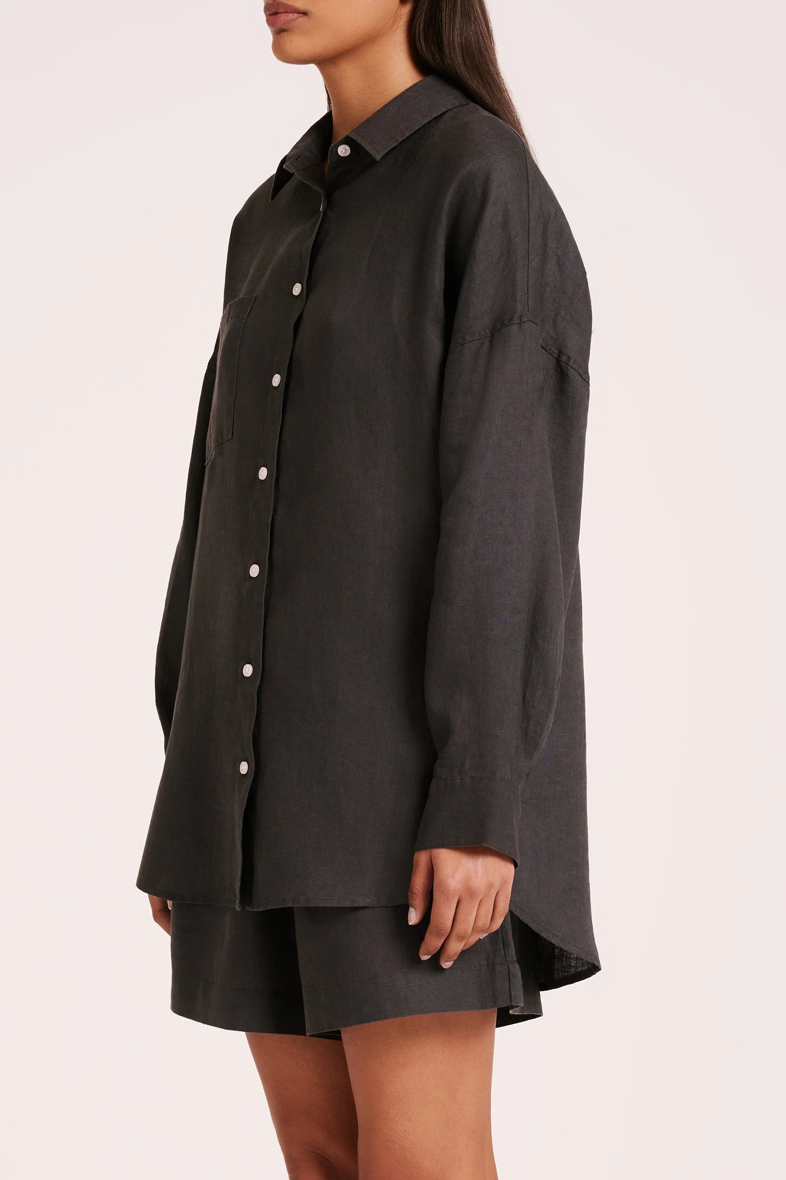LOUNGE HERITAGE LINEN SHIRT - Image 3