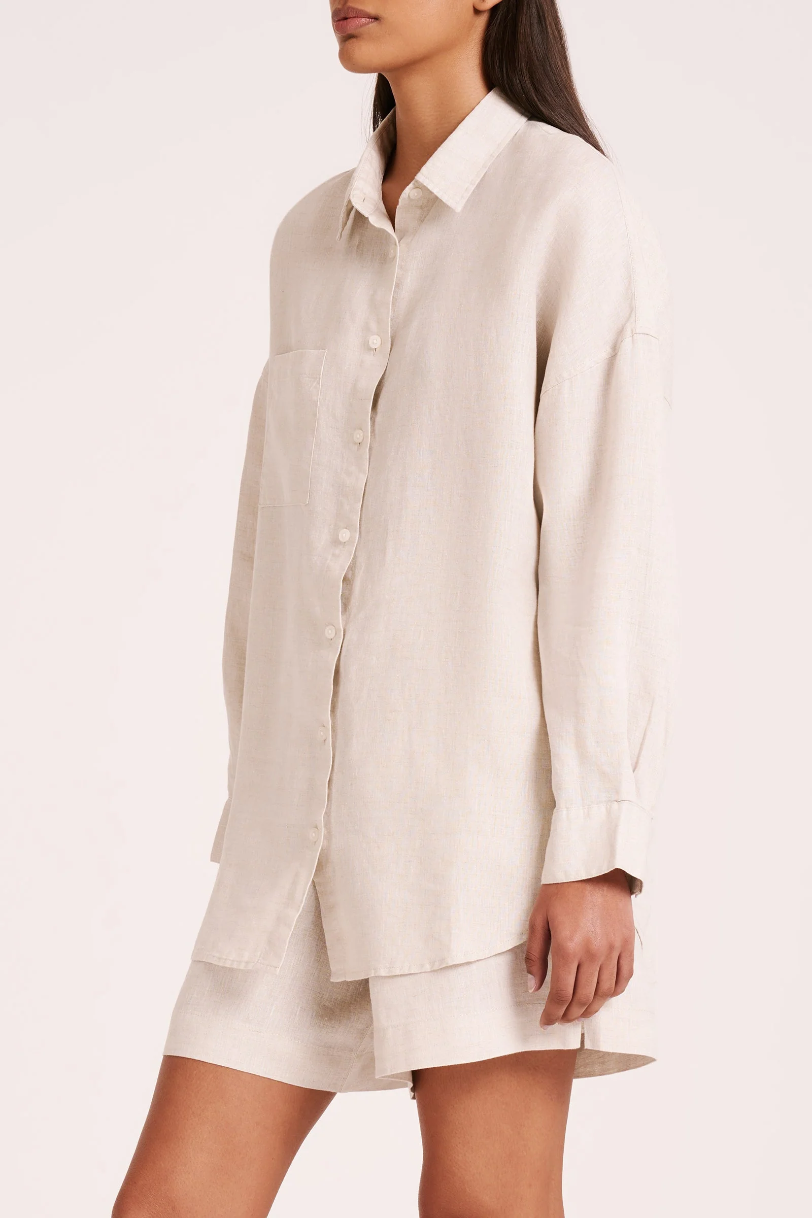 LOUNGE HERITAGE LINEN SHIRT - Image 4