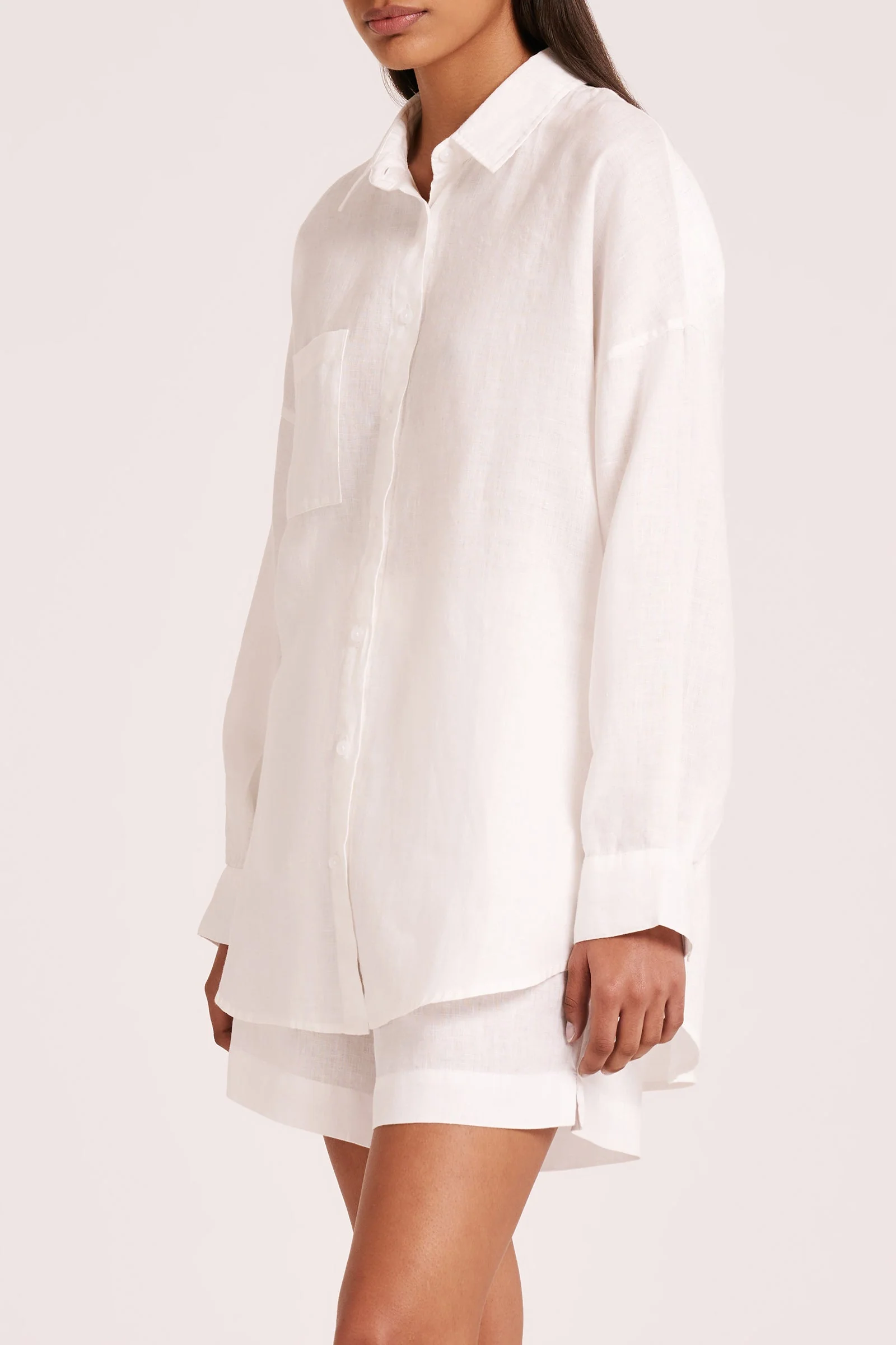 LOUNGE HERITAGE LINEN SHIRT - Image 3