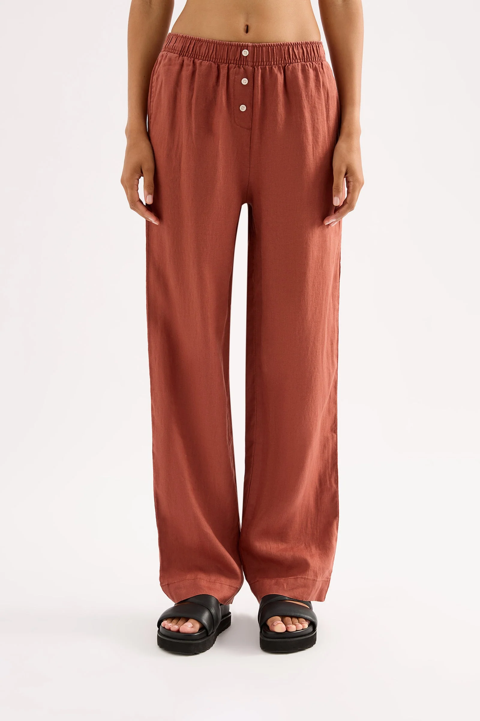 LOUNGE LINEN PANT - Image 2