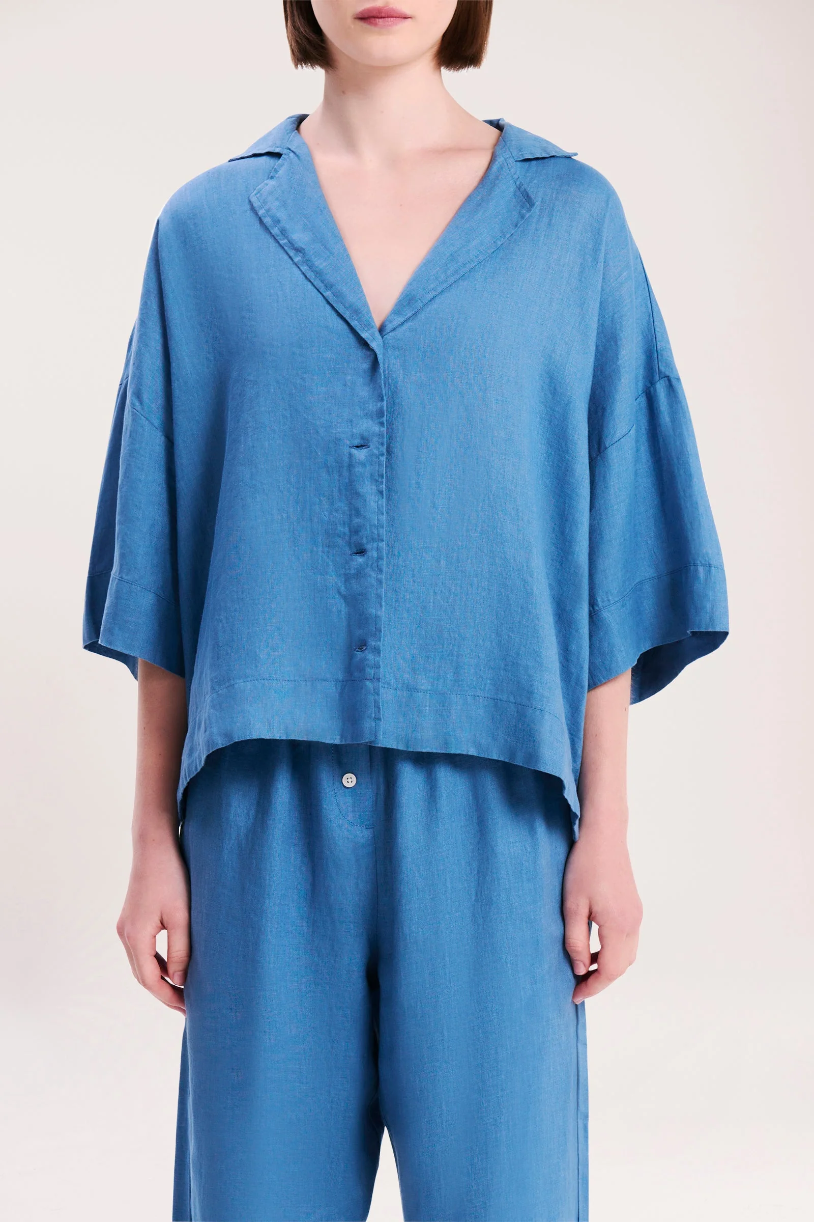 LOUNGE LINEN SHIRT - Image 10