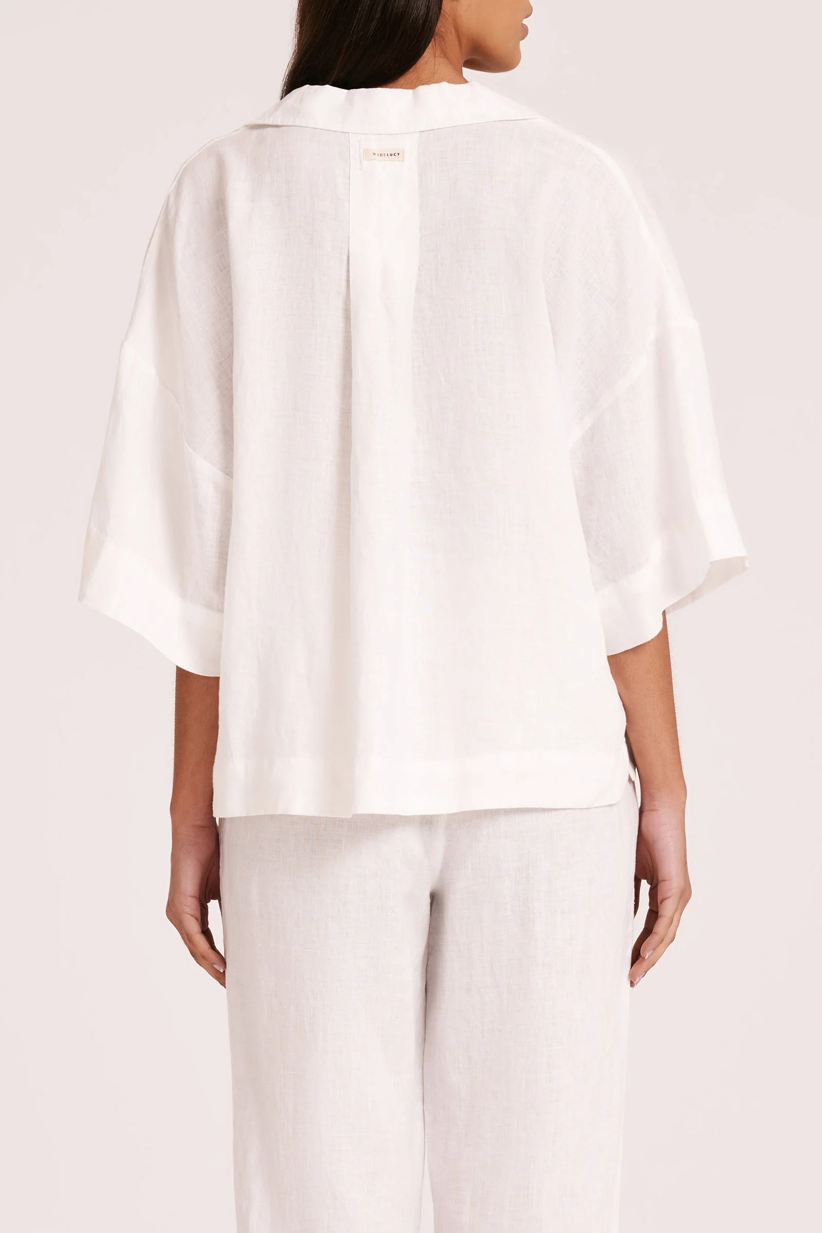 LOUNGE LINEN SHIRT - Image 4