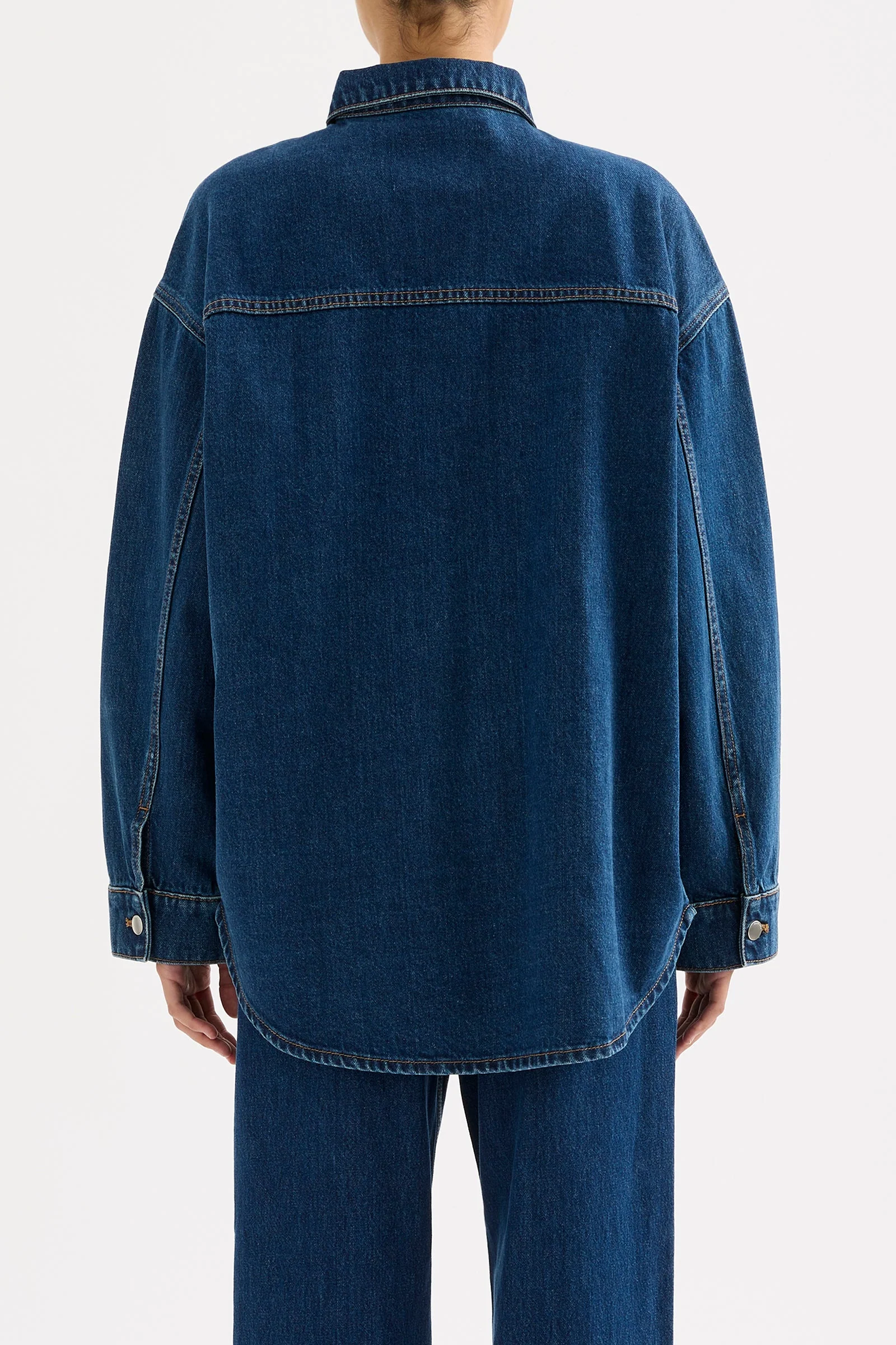ORGANIC DENIM OVERSHIRT - Image 5
