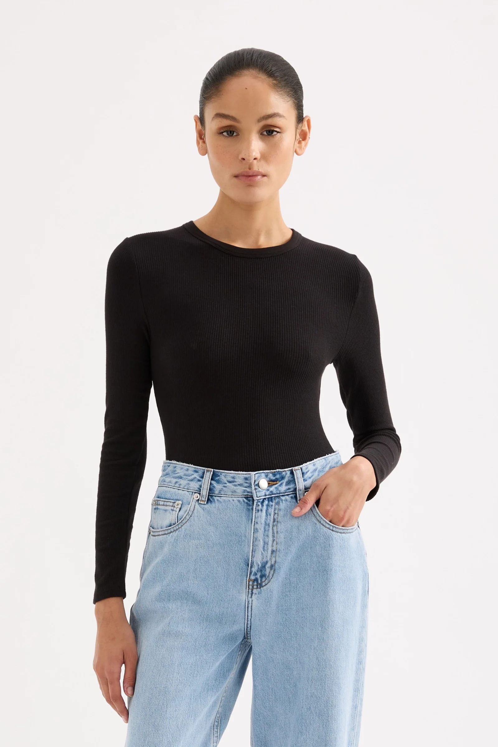 ORGANIC RIB LS TEE - Image 6