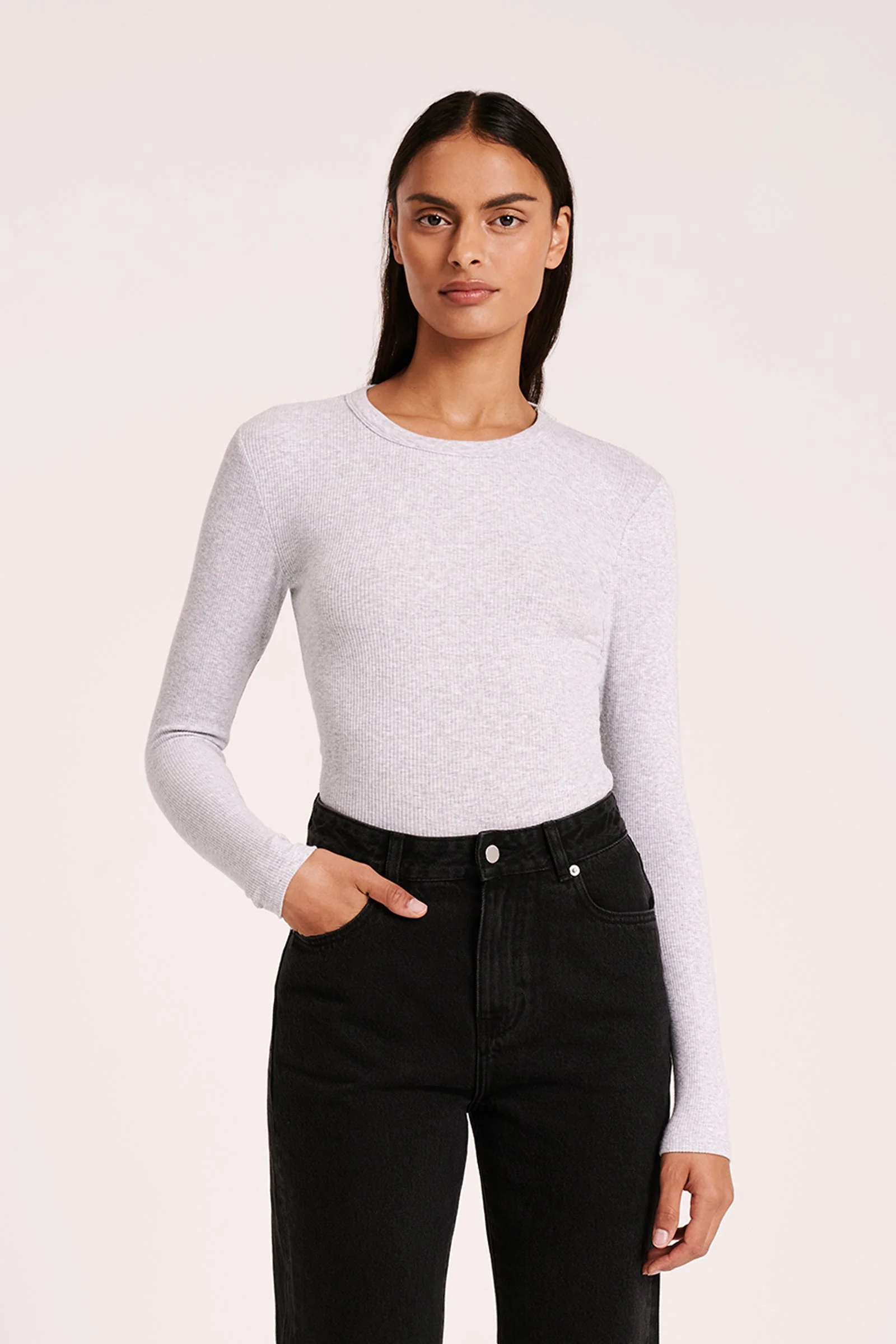 ORGANIC RIB LS TEE - Image 6