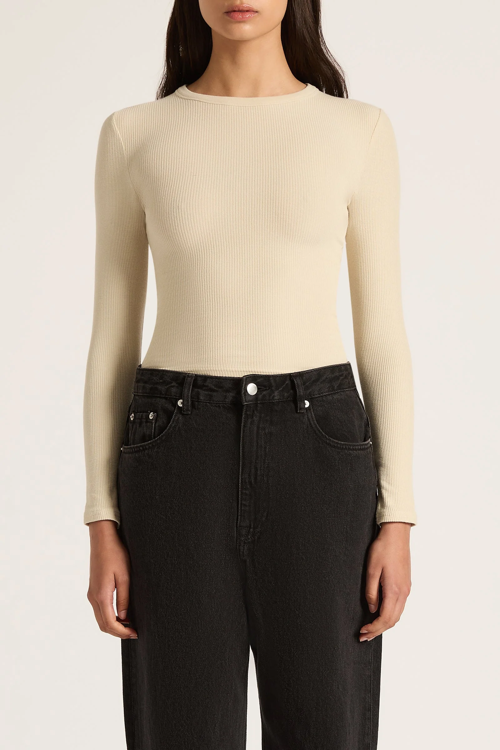 ORGANIC RIB LS TEE - Image 2