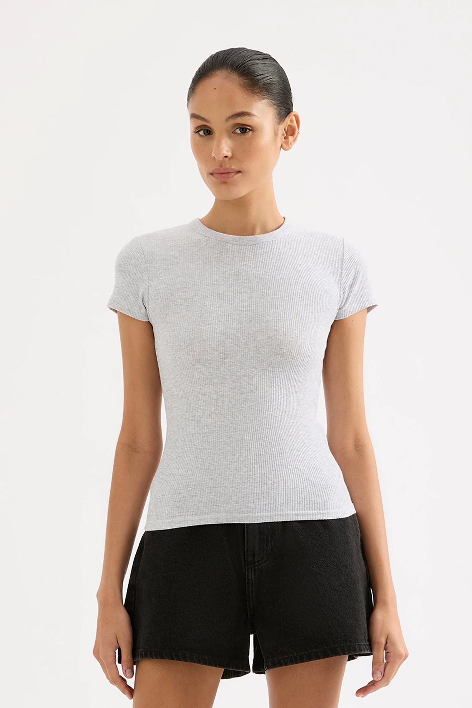 ORGANIC RIB SS TEE - Image 7