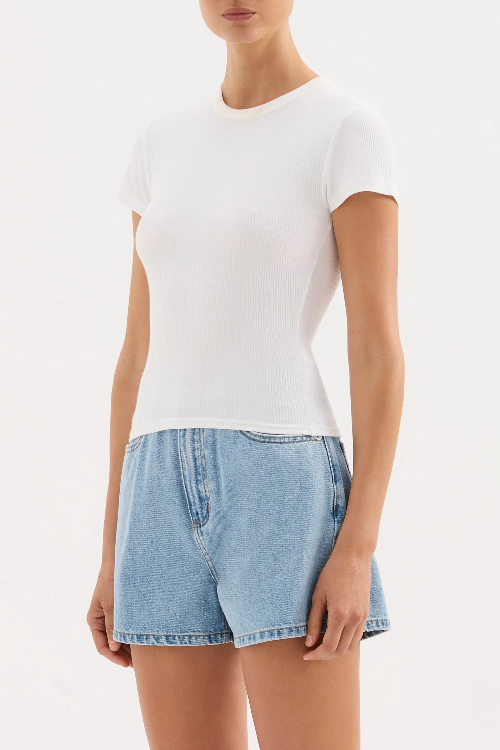 ORGANIC RIB SS TEE - Image 3