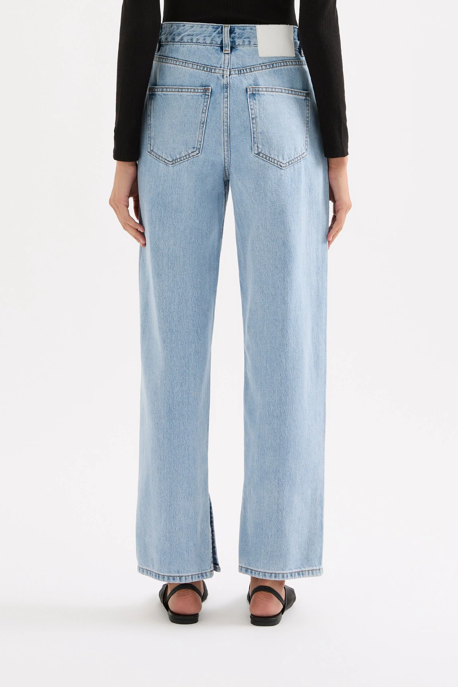 ORGANIC SPLIT HEM JEAN - Image 4