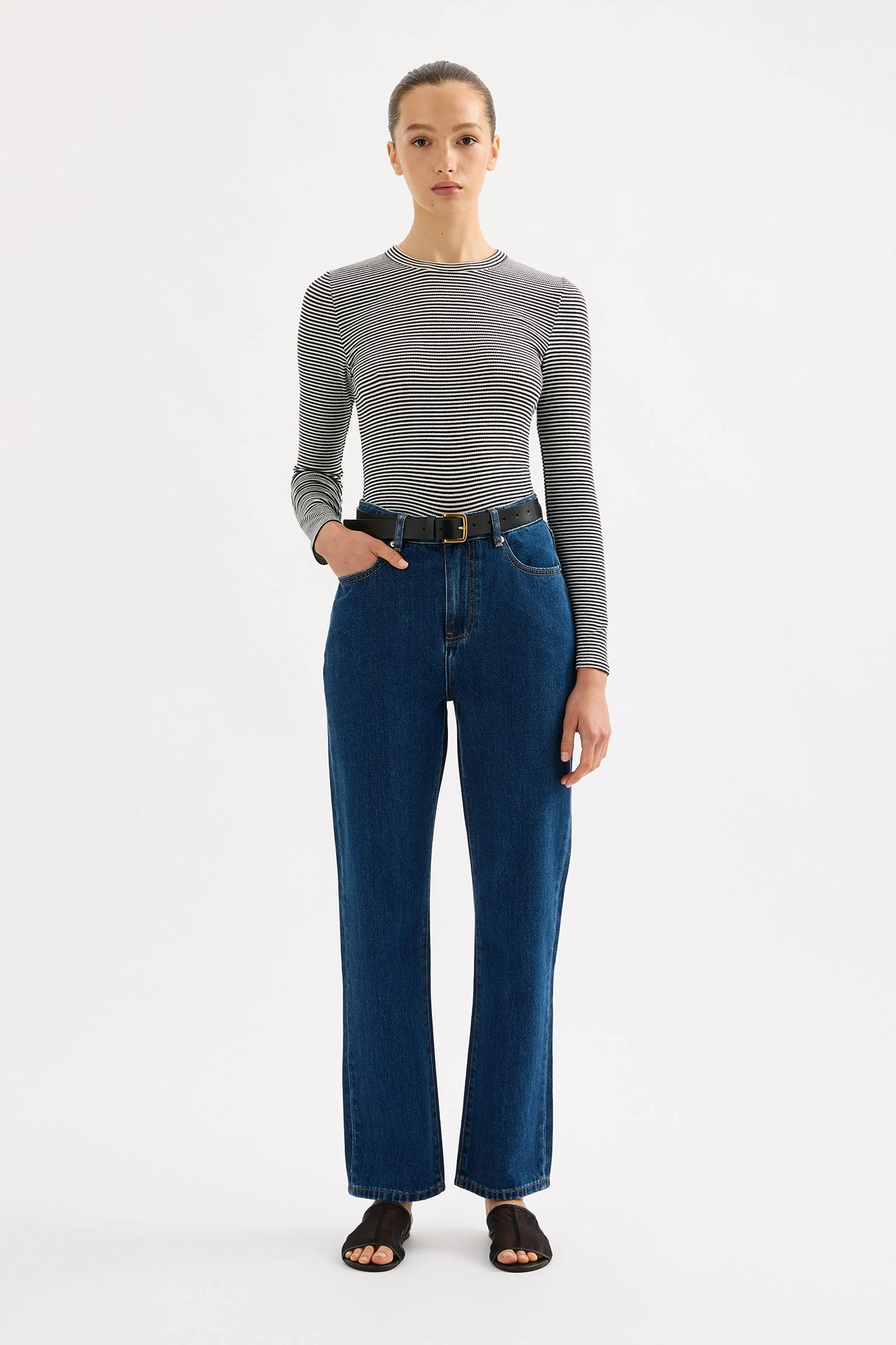 ORGANIC STRAIGHT LEG JEAN - Image 7