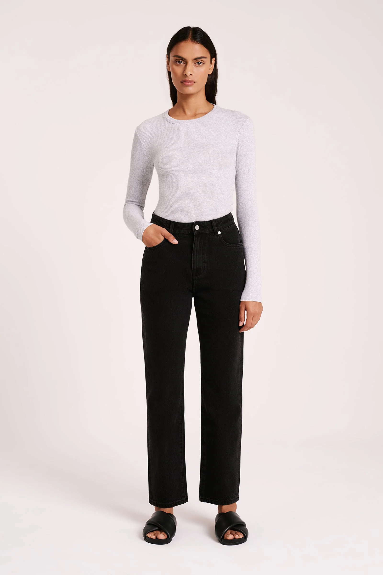ORGANIC STRAIGHT LEG JEAN - Image 7