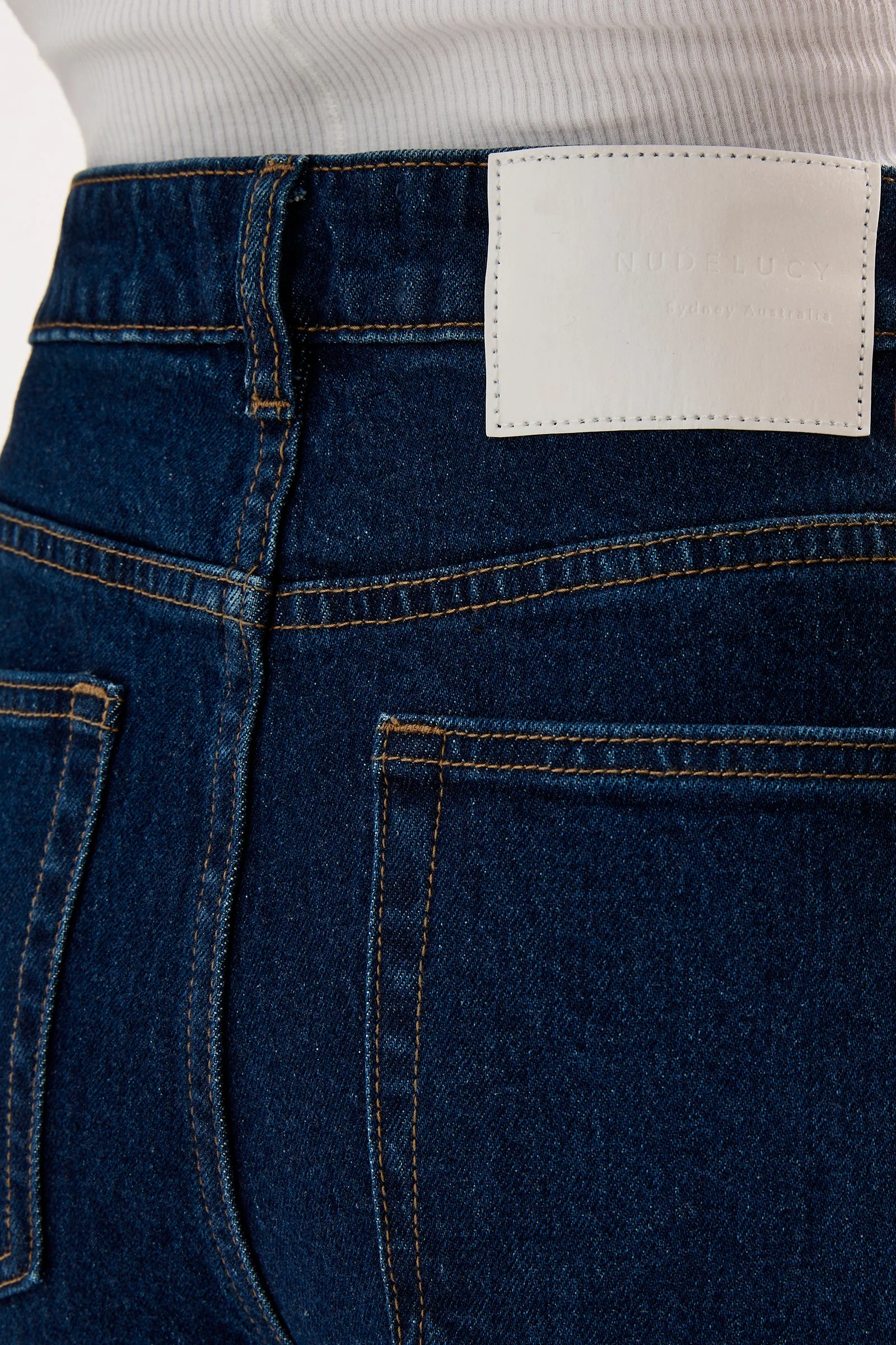 ORGANIC STRETCH WIDE LEG JEAN - Image 6