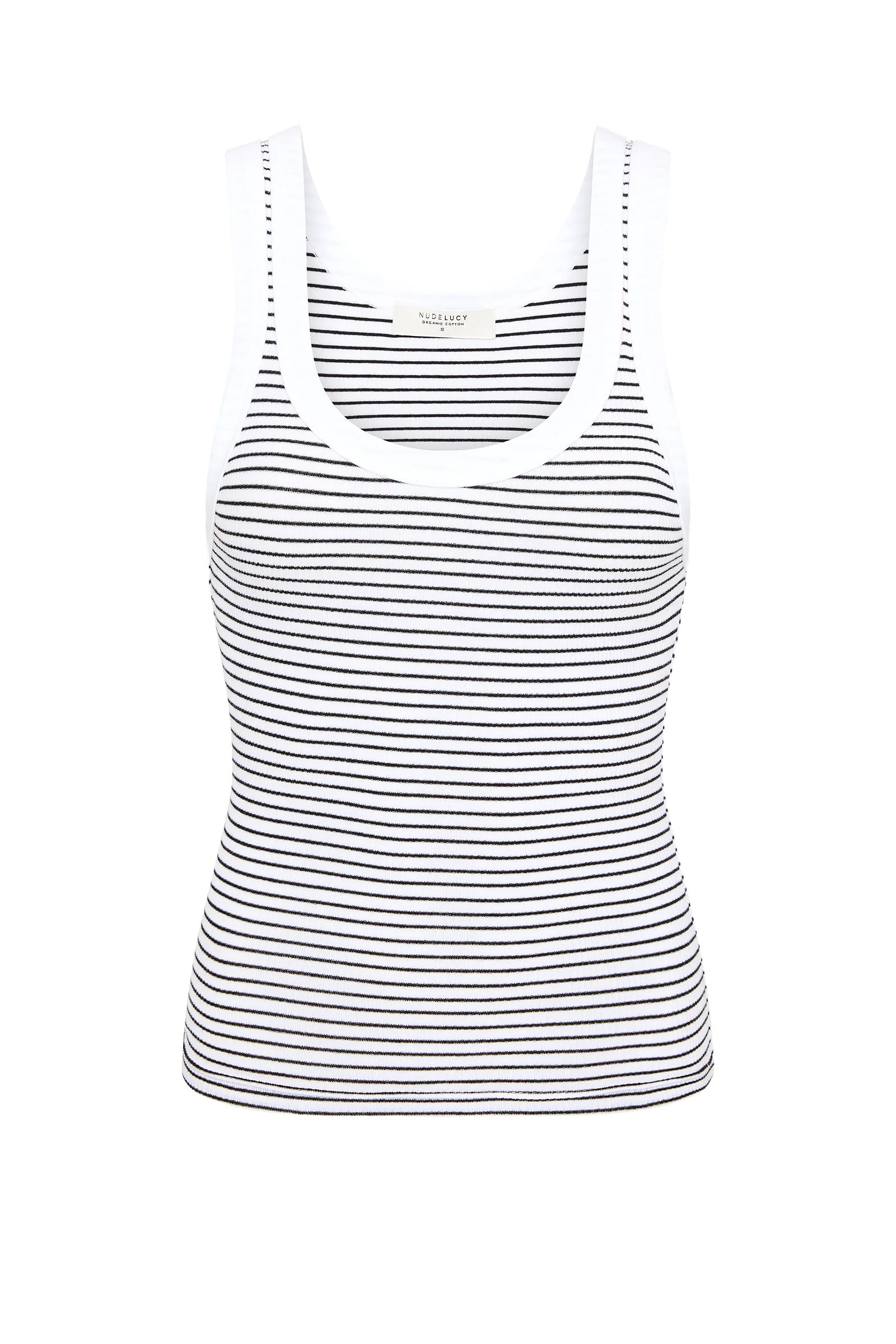 ORGANIC STRIPE RIB SINGLET - Image 6