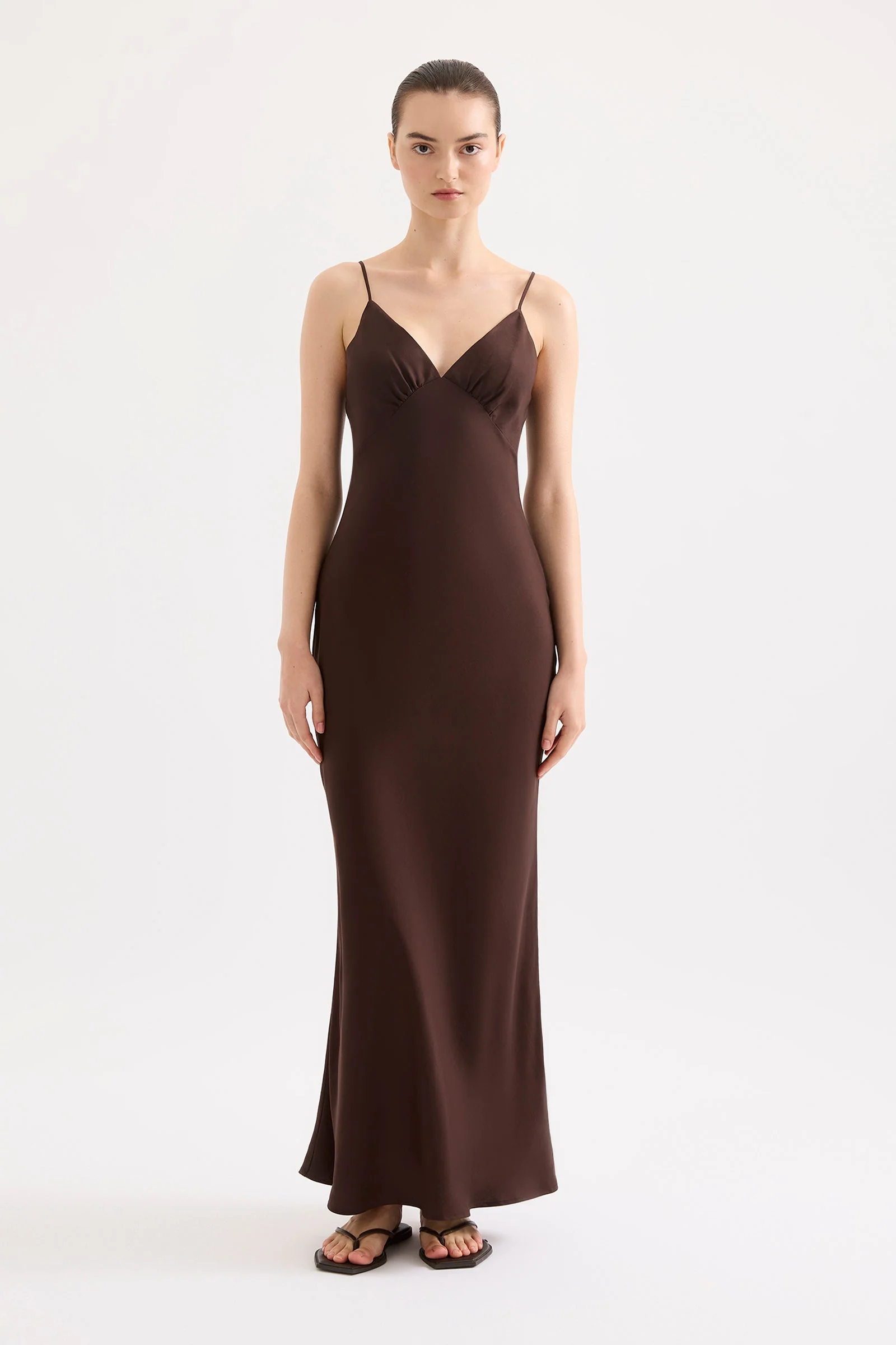 RAVEN TENCEL SLIP DRESS
