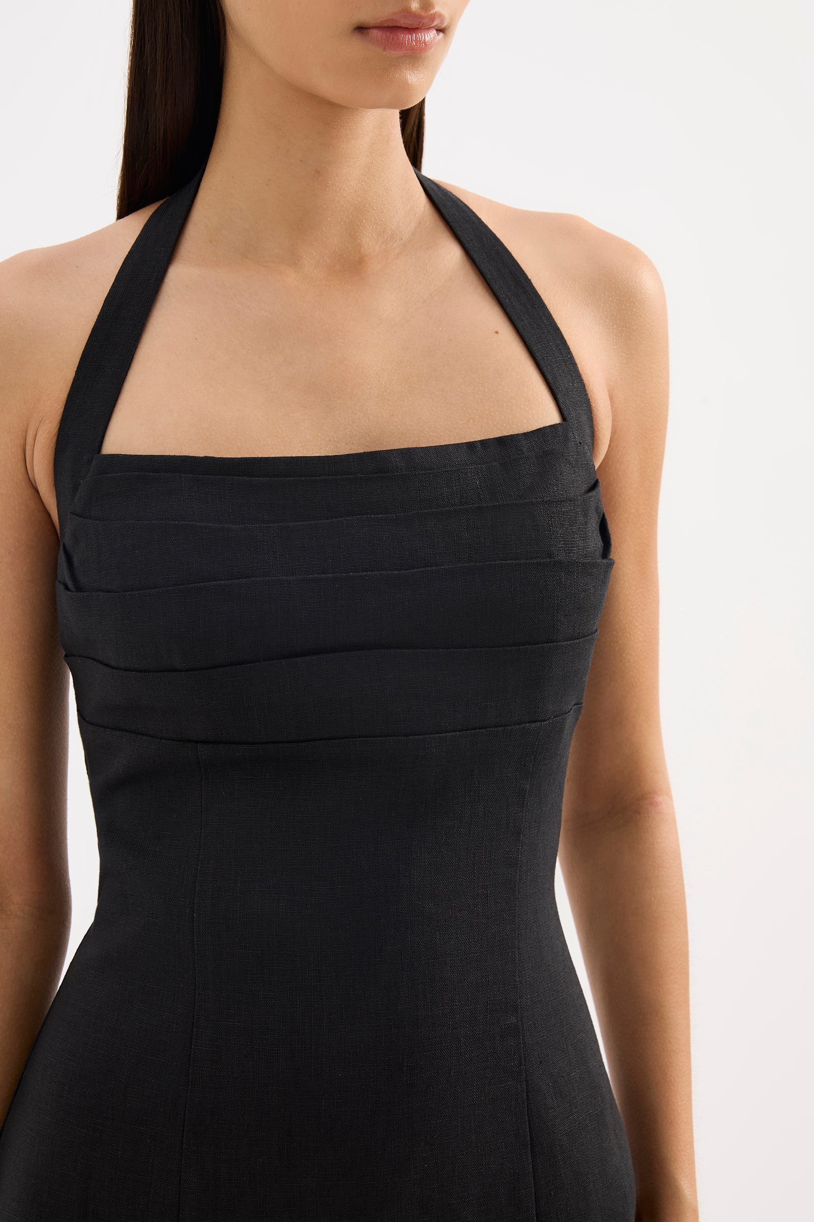 REYES LINEN MINI DRESS - Image 4
