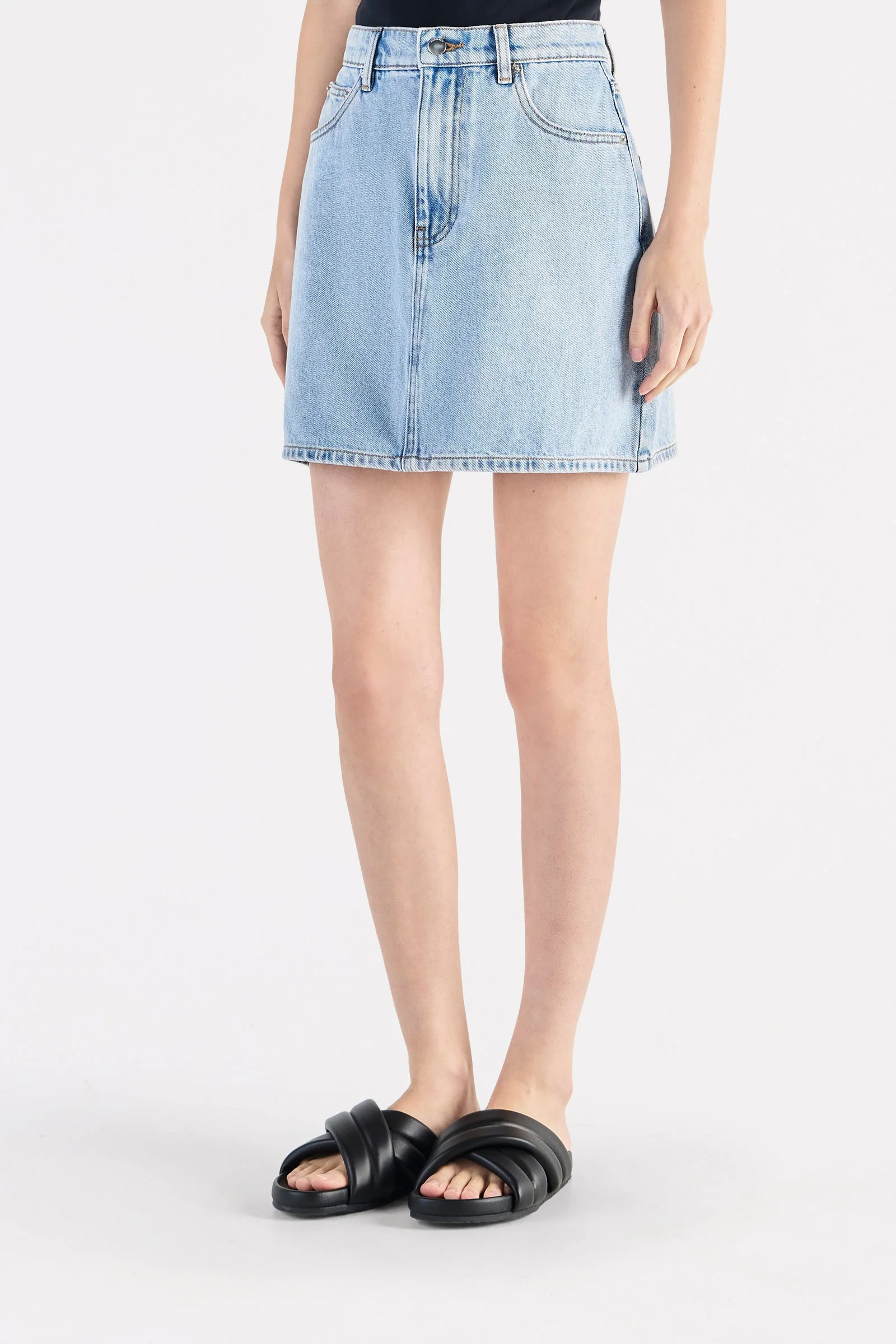 SIA DENIM MINI SKIRT - Image 9