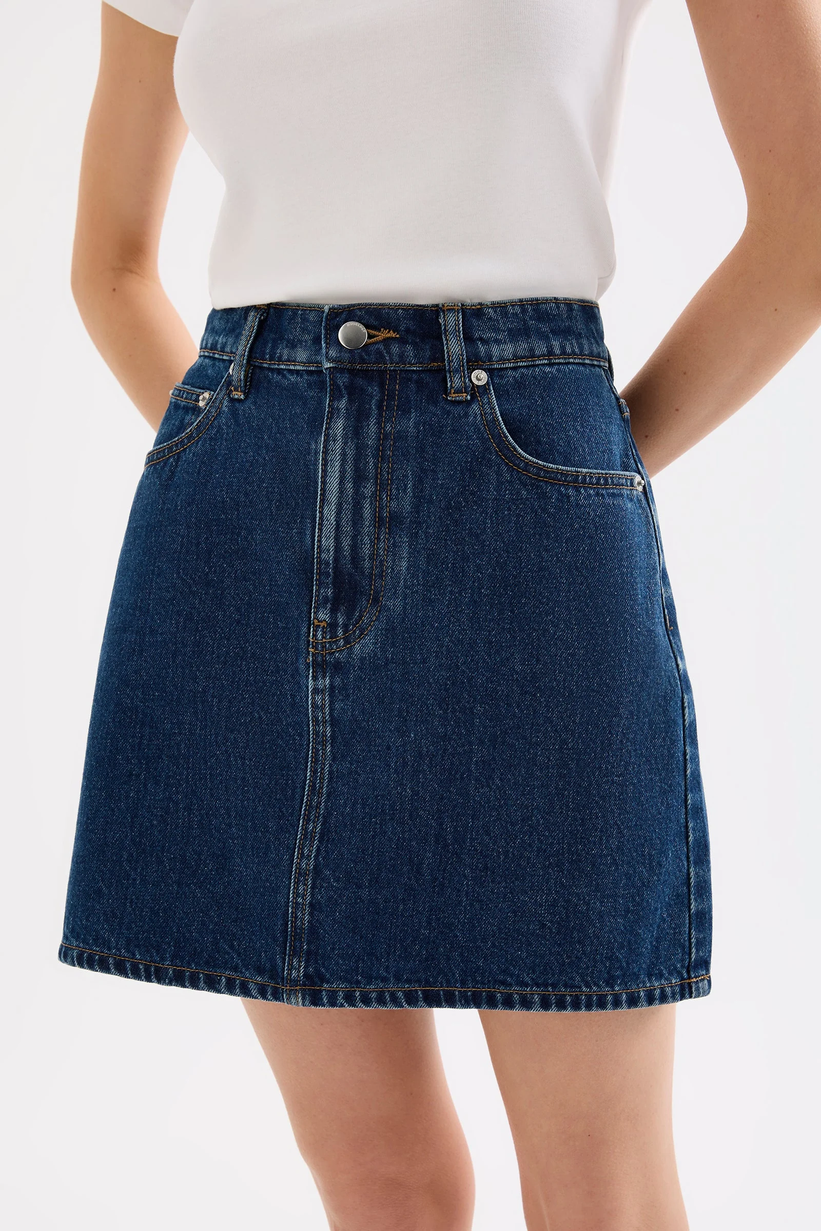 SIA DENIM MINI SKIRT - Image 5