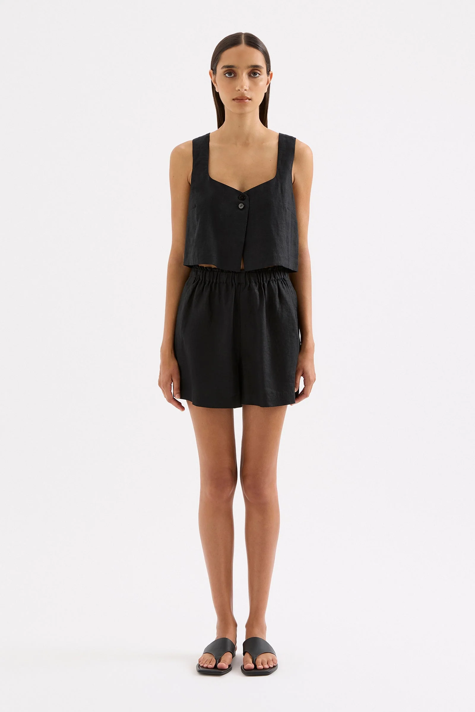 THEO LINEN TOP