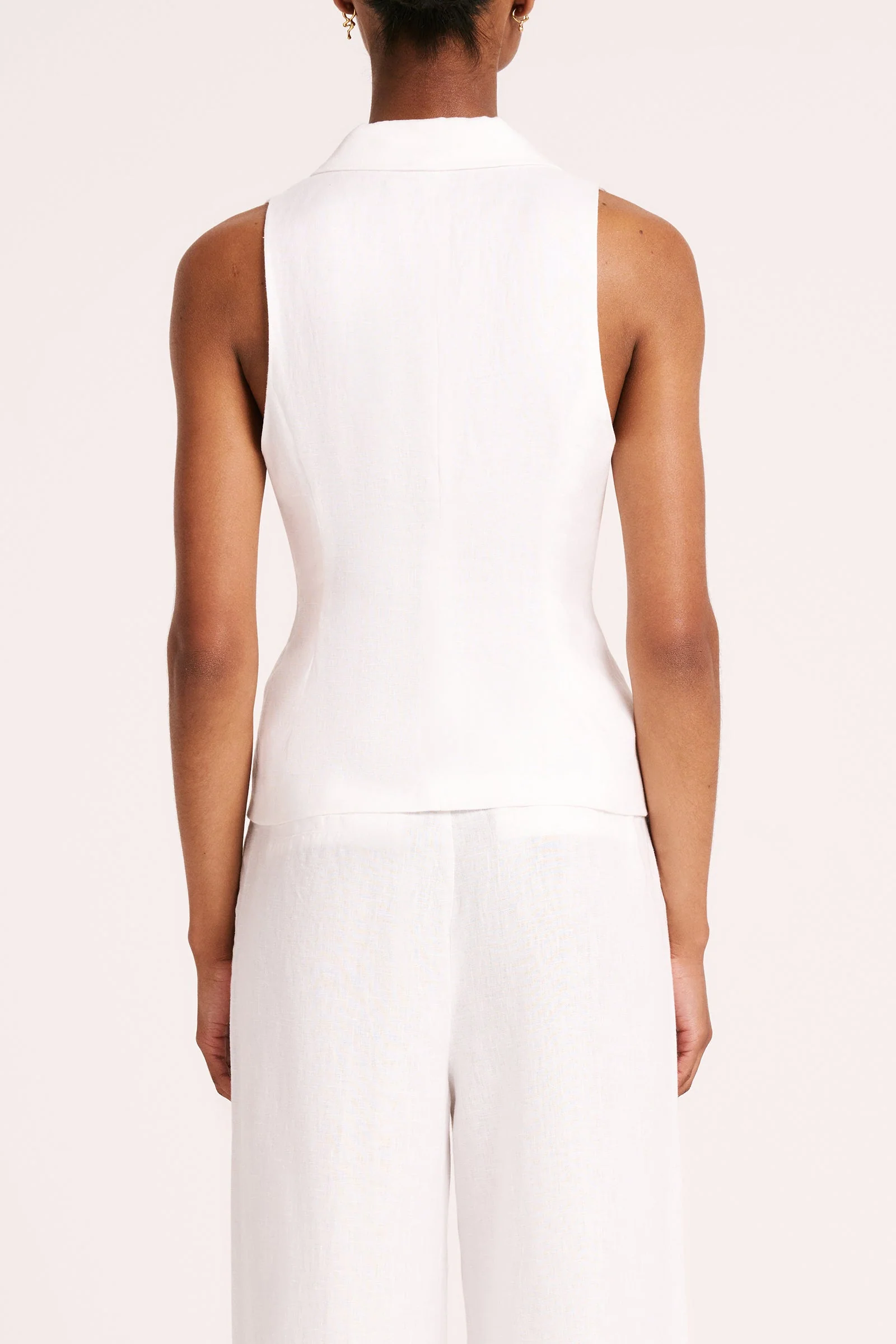 THILDA LINEN VEST - Image 10