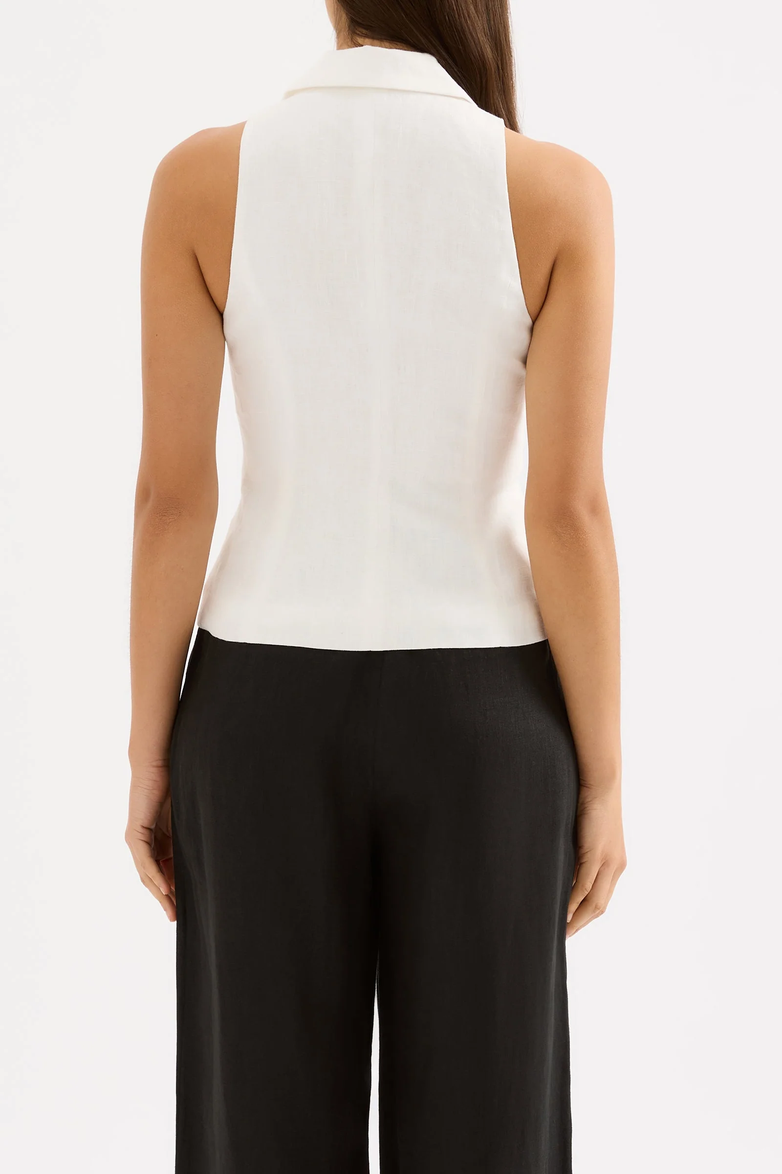 THILDA LINEN VEST - Image 4