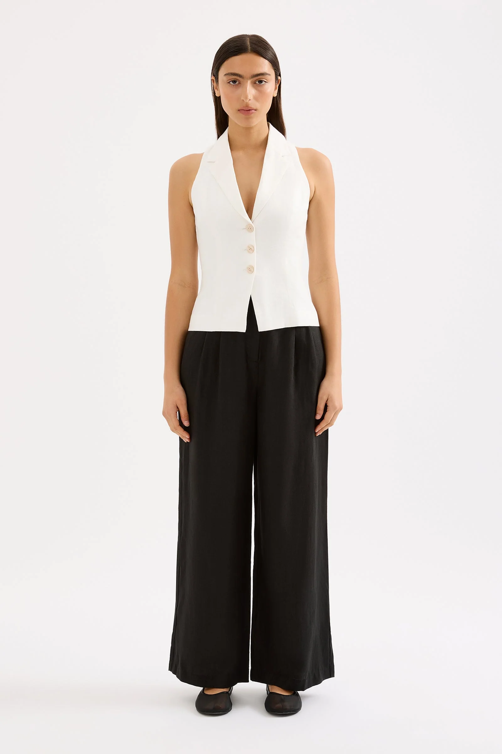 THILDA LINEN VEST - Image 6