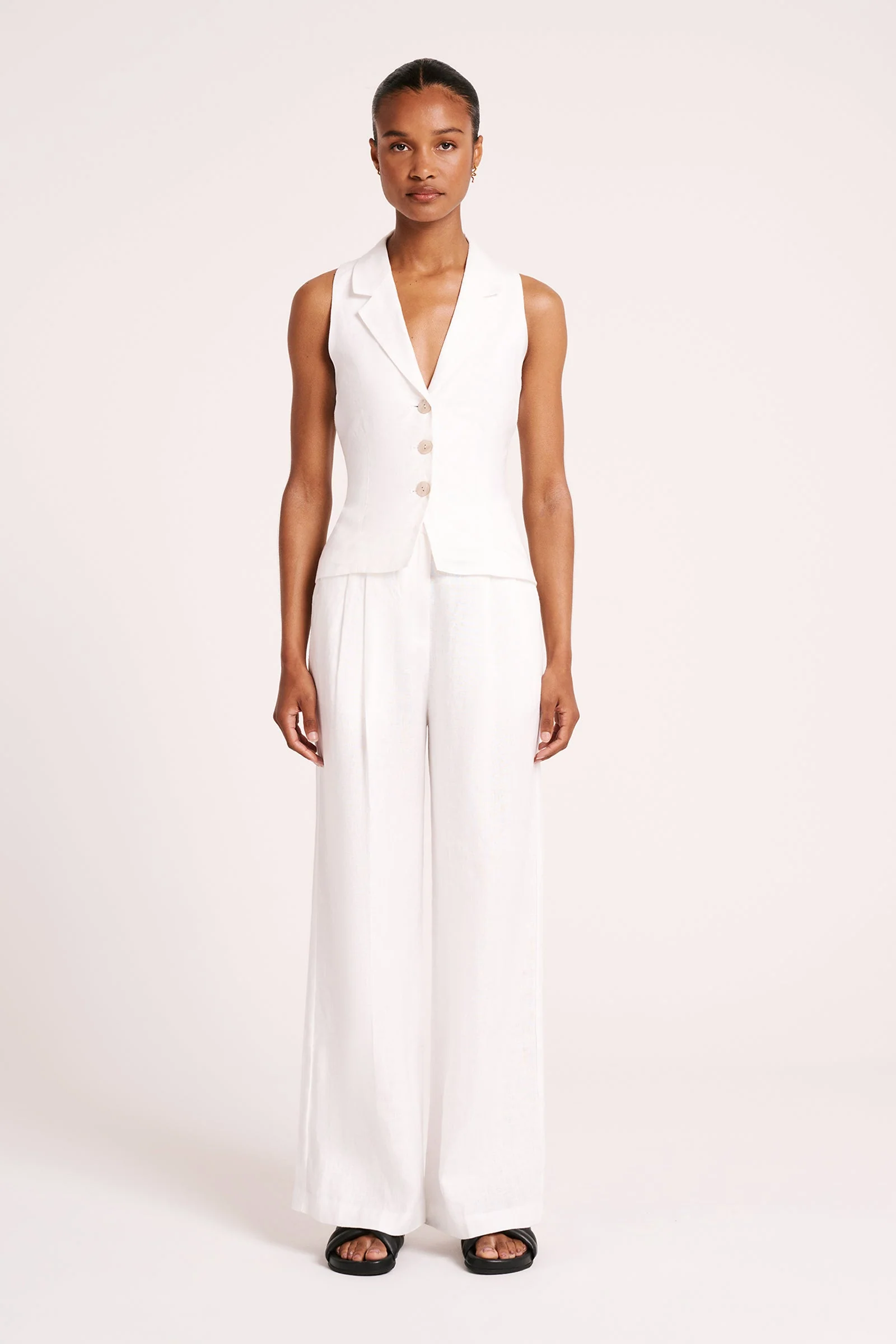 THILDA LINEN VEST - Image 7