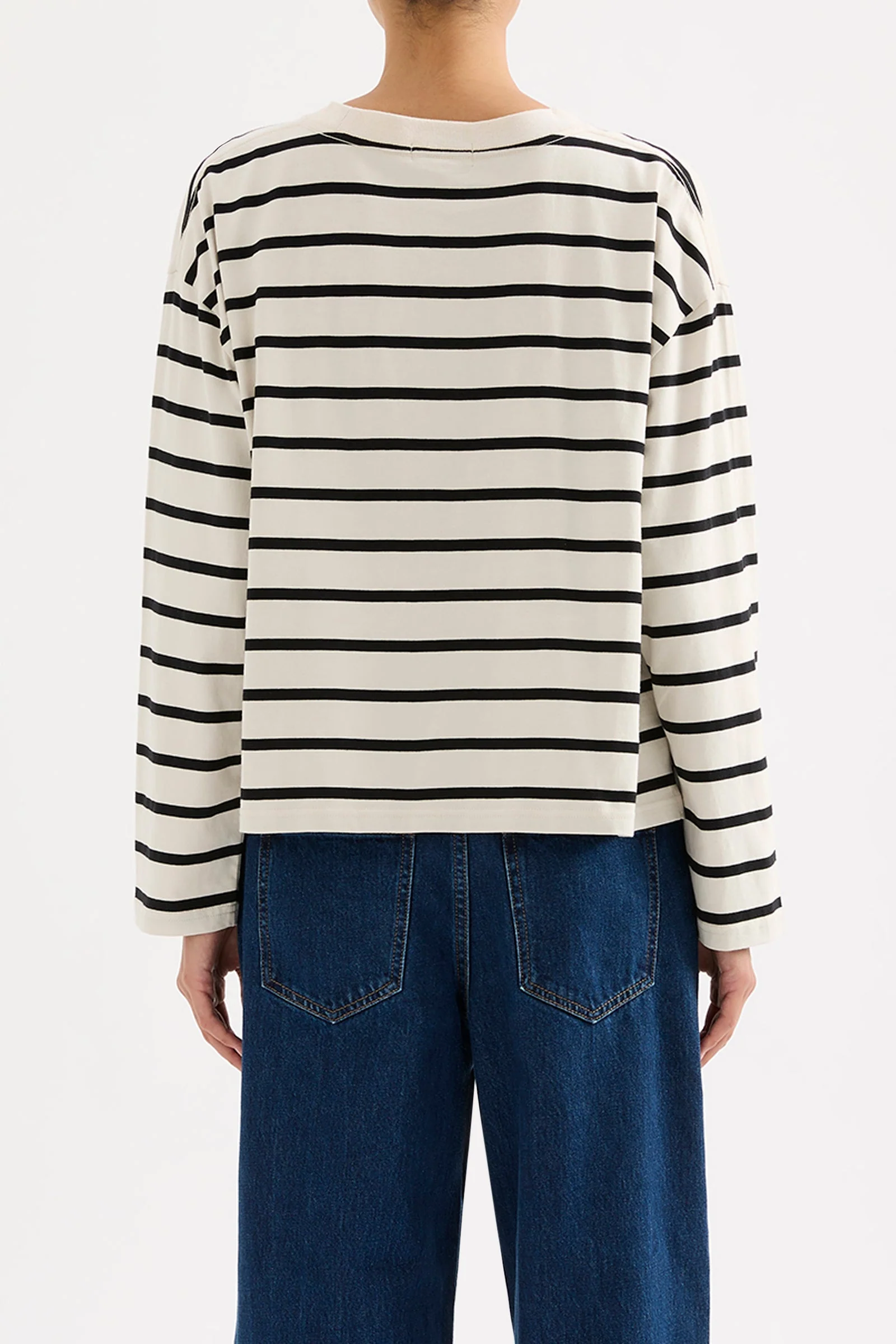 VAL STRIPE LS TEE - Image 4
