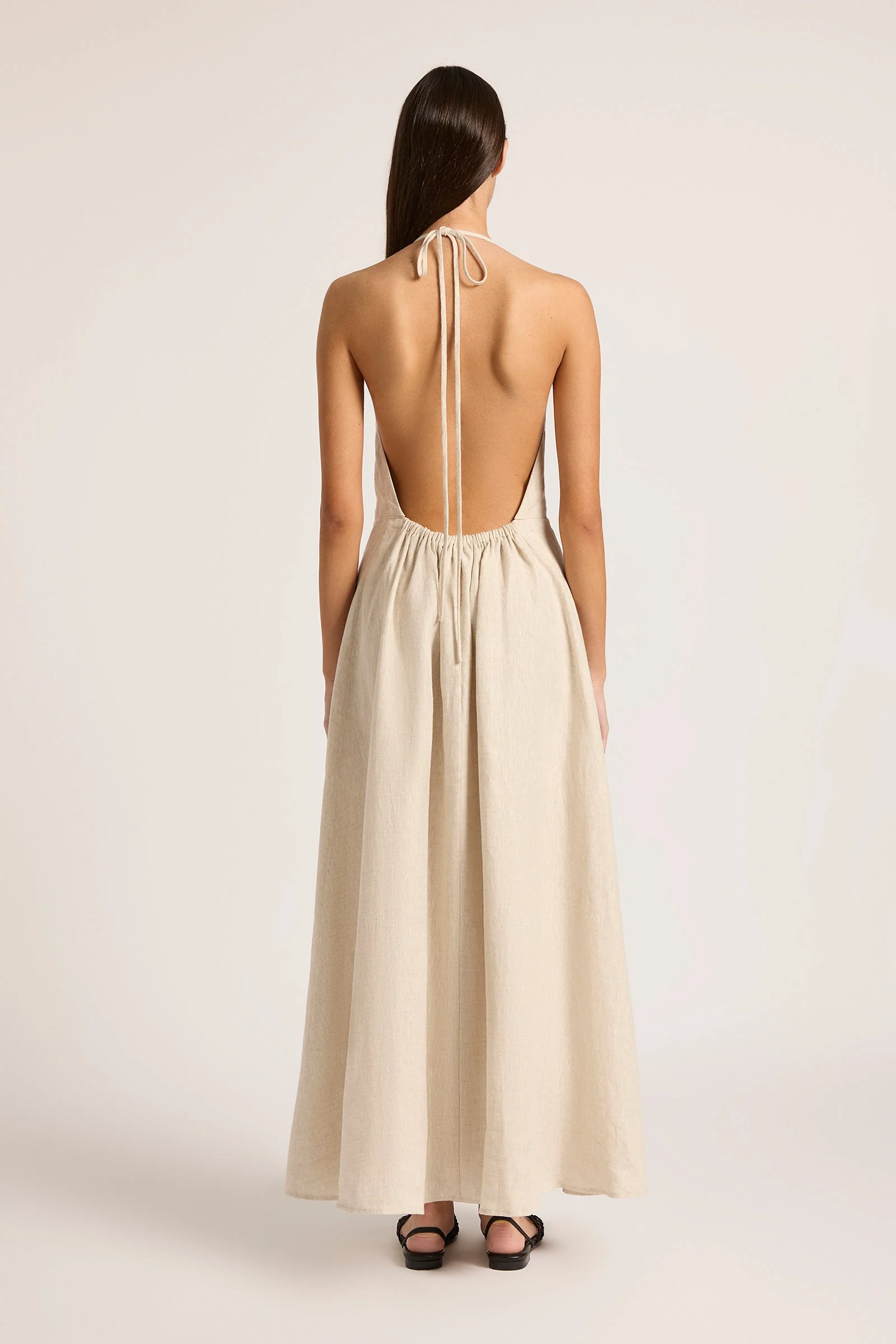 ZIBA LINEN MAXI DRESS - Image 4